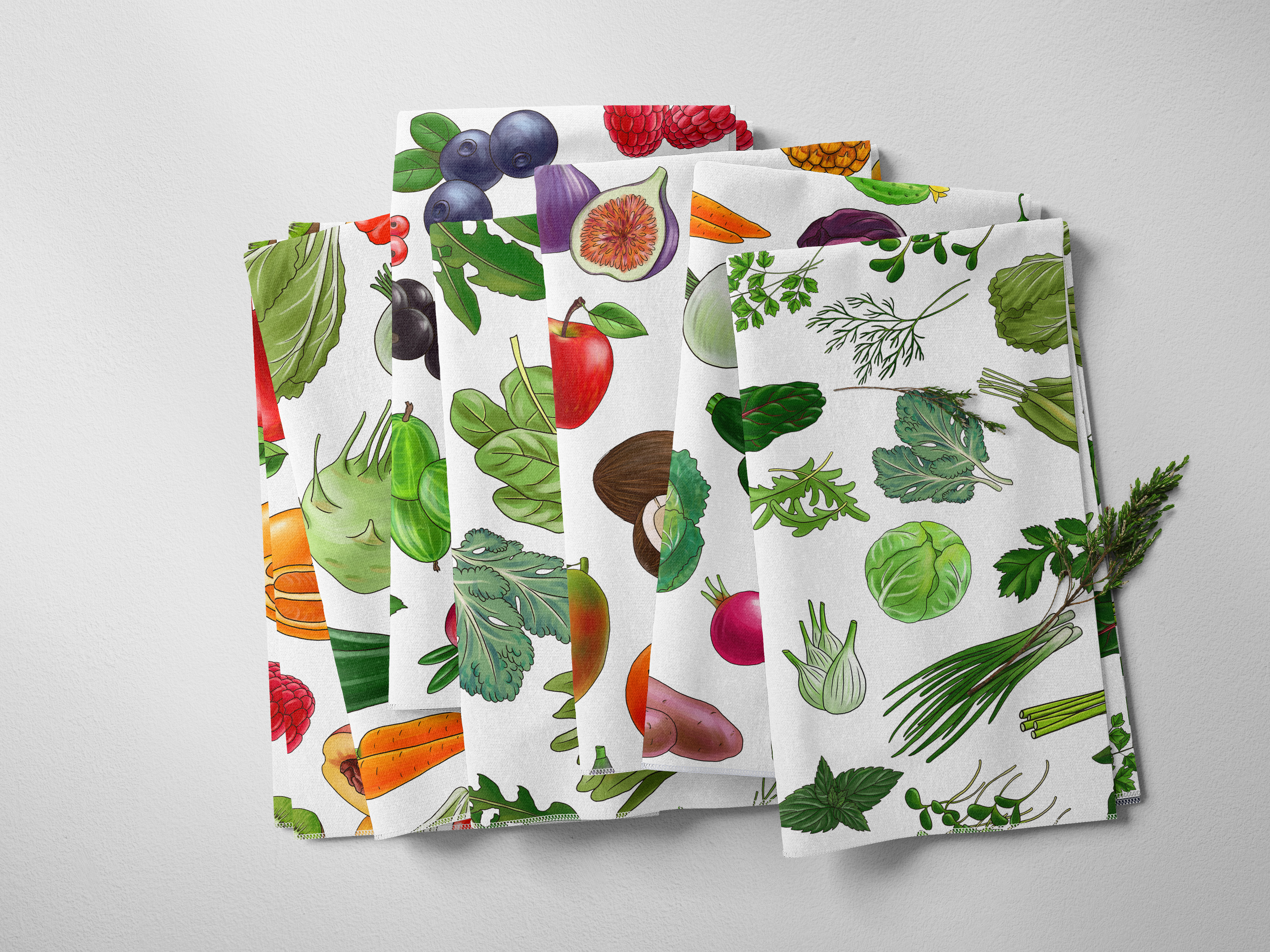 Фрукты, овощи и ягоды — Изображение №3 — Иллюстрация на Dprofile