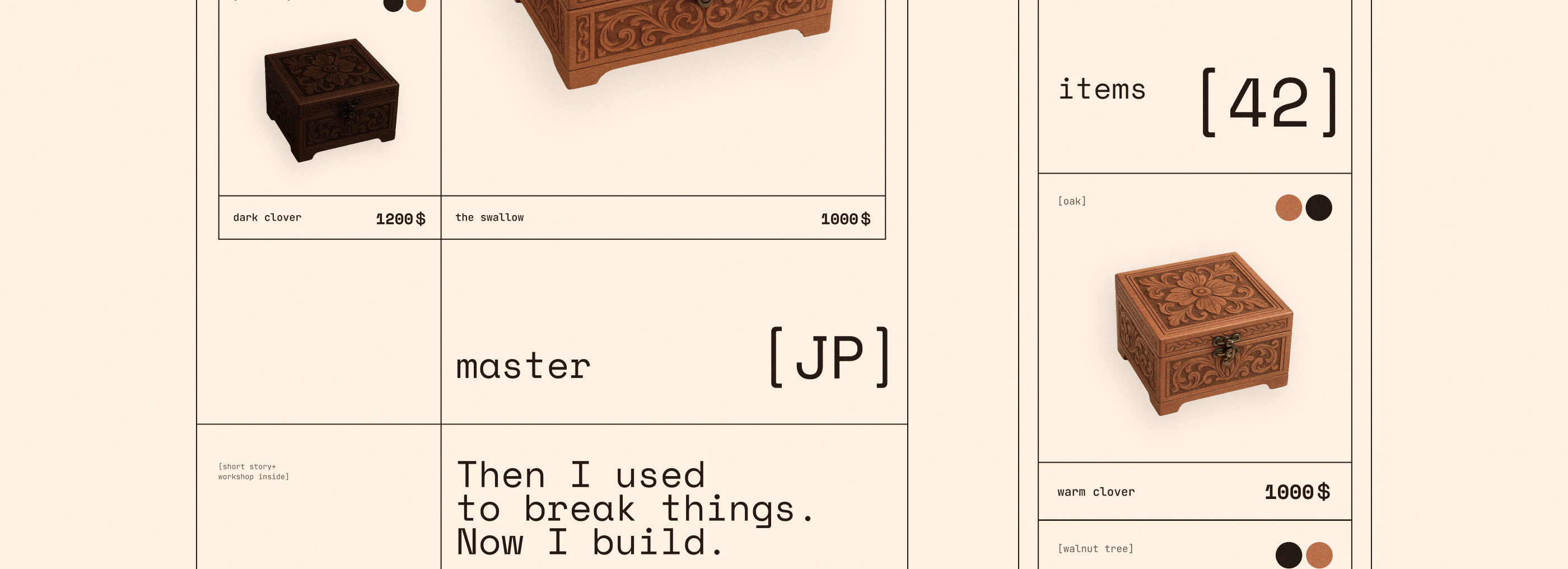 JP'S WOODS | сайт для Джесси Пинкмана — Изображение №33 — Интерфейсы, Брендинг на Dprofile