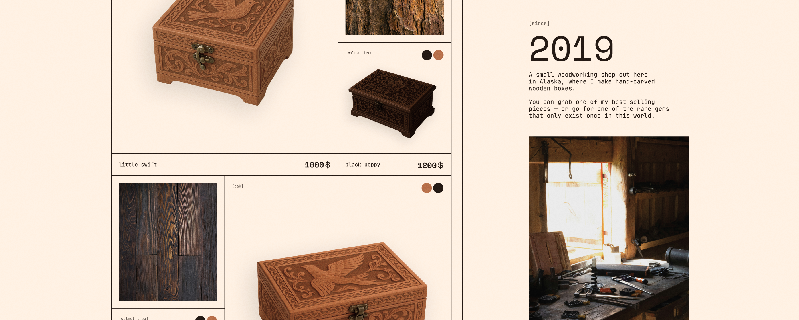 JP'S WOODS | сайт для Джесси Пинкмана — Изображение №32 — Интерфейсы, Брендинг на Dprofile