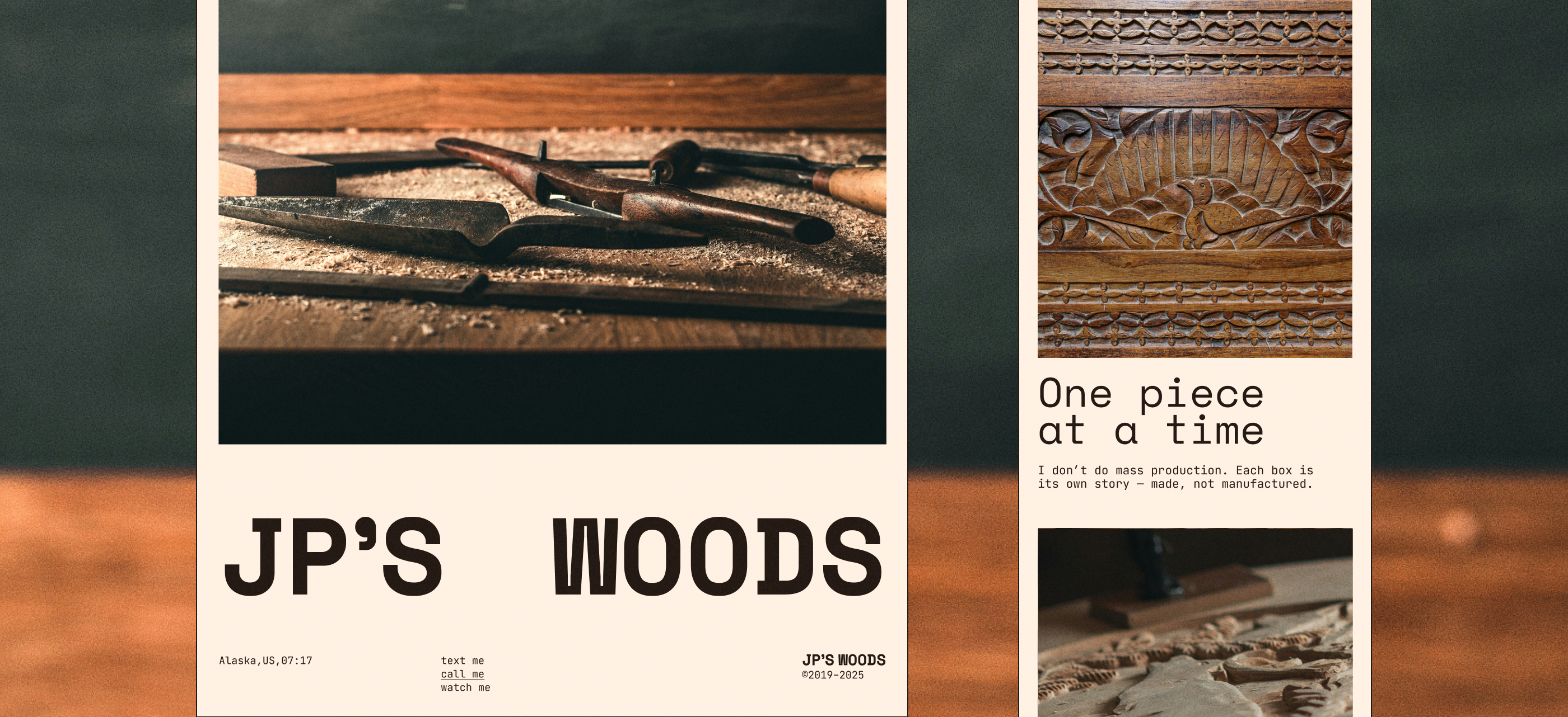 JP'S WOODS | сайт для Джесси Пинкмана — Изображение №42 — Интерфейсы, Брендинг на Dprofile
