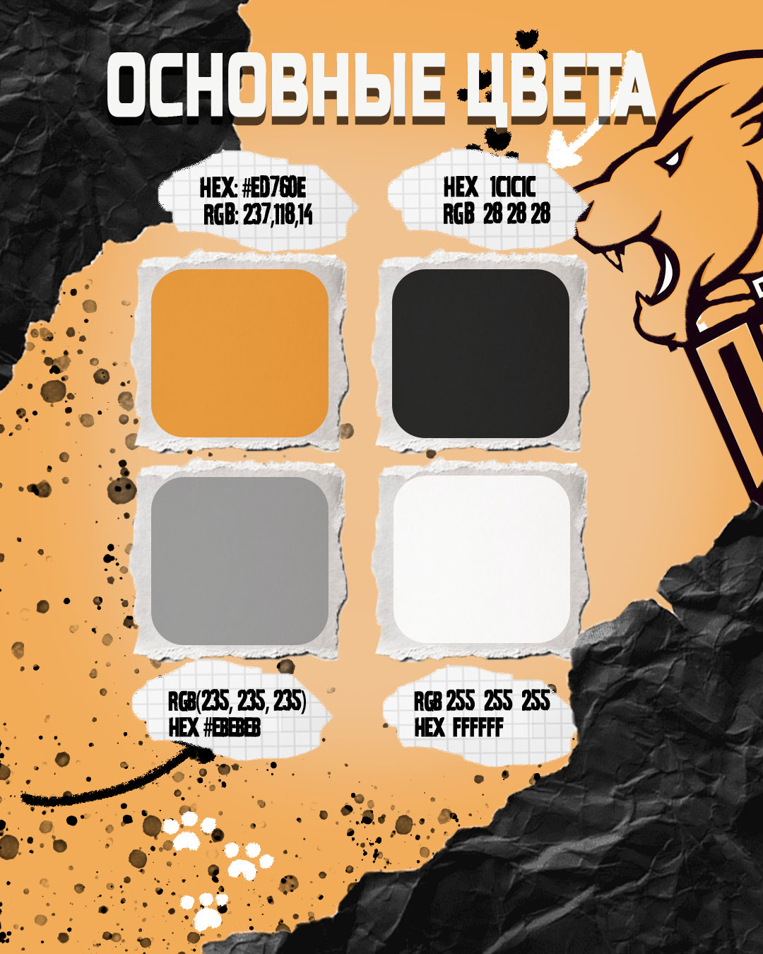 Брендбук для студенческого спортивного клуба УИУ РАНХиГС — Изображение №8 — Брендинг на Dprofile