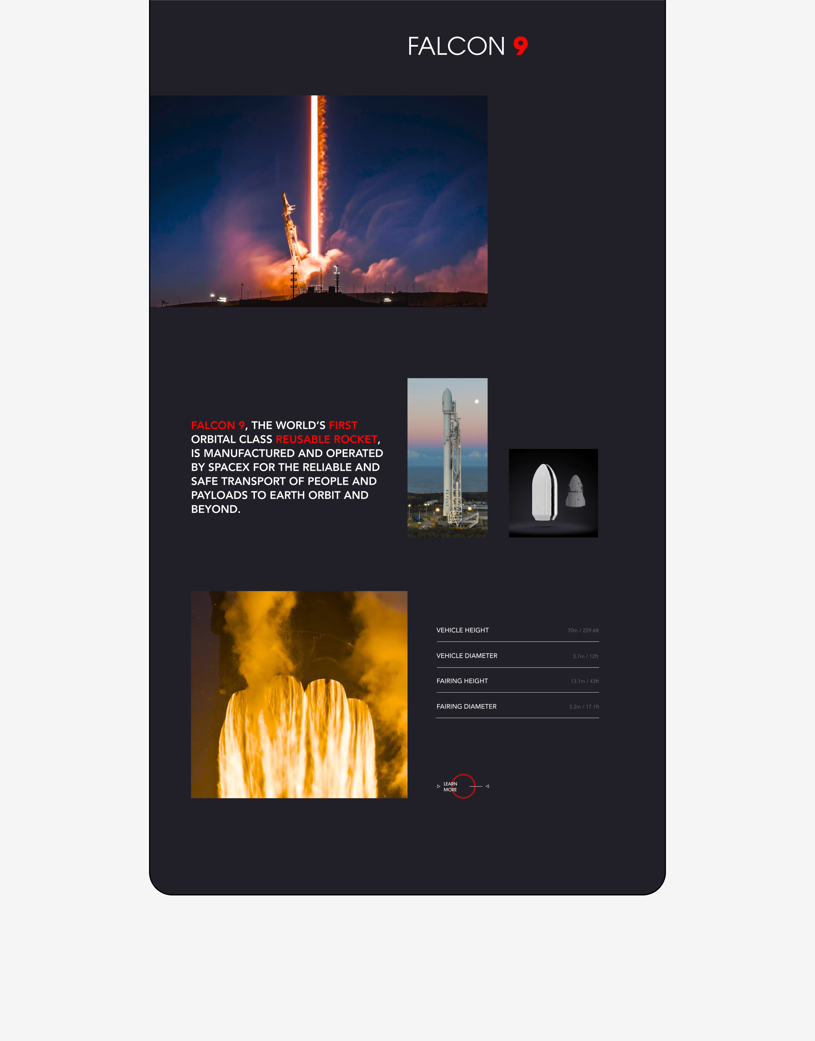 SpaceX — New Website — Изображение №21 — Интерфейсы на Dprofile