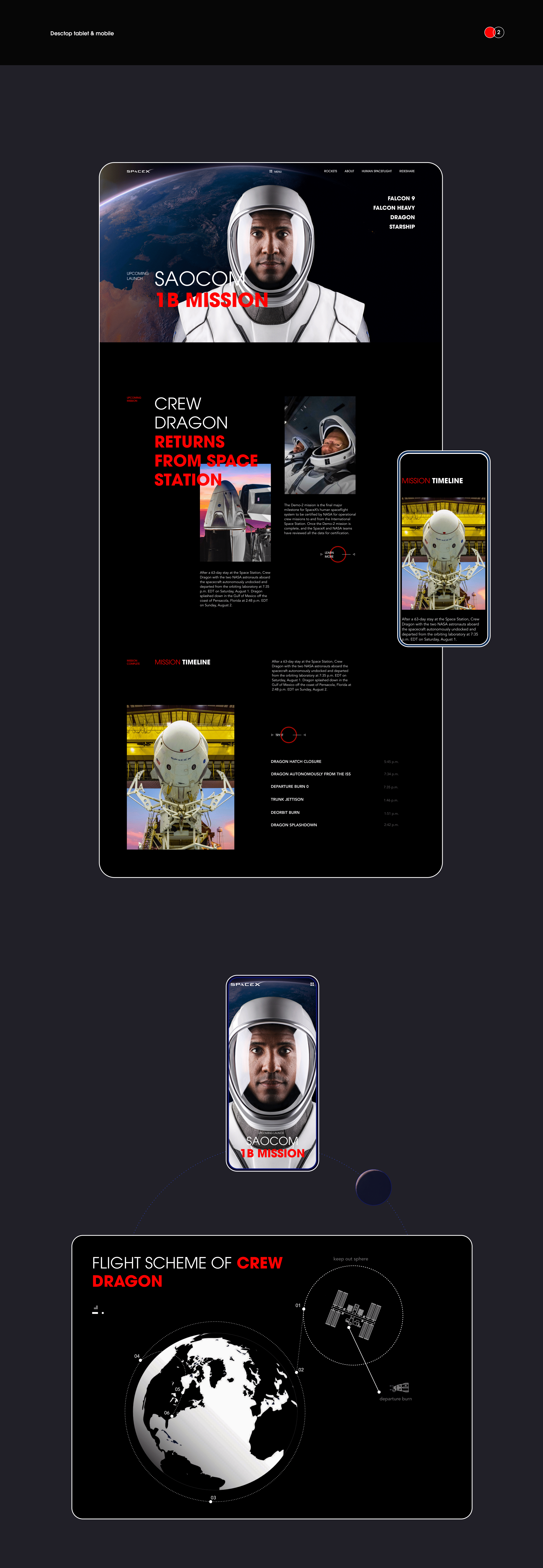 SpaceX — New Website — Изображение №6 — Интерфейсы на Dprofile