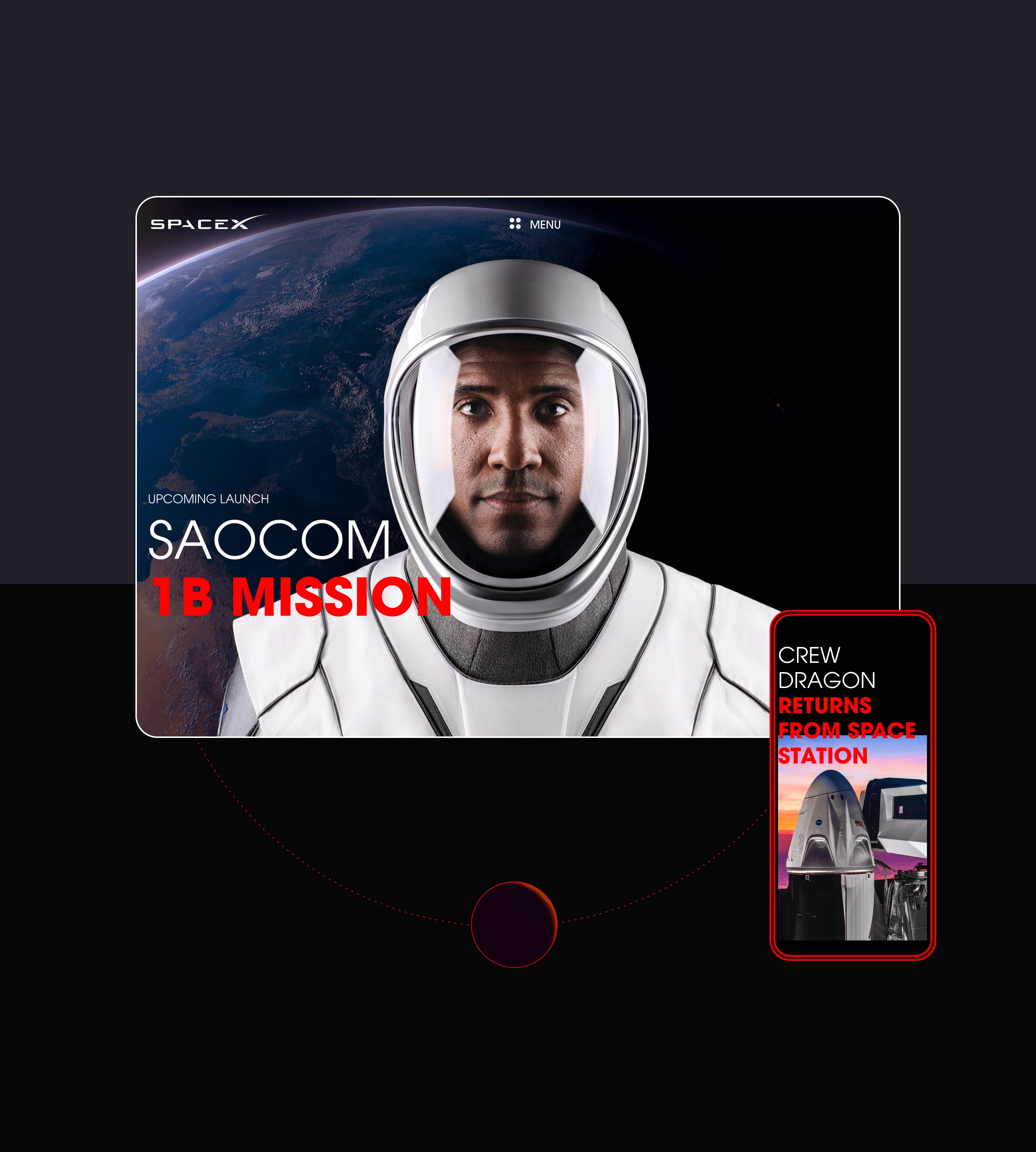 SpaceX — New Website — Изображение №5 — Интерфейсы на Dprofile