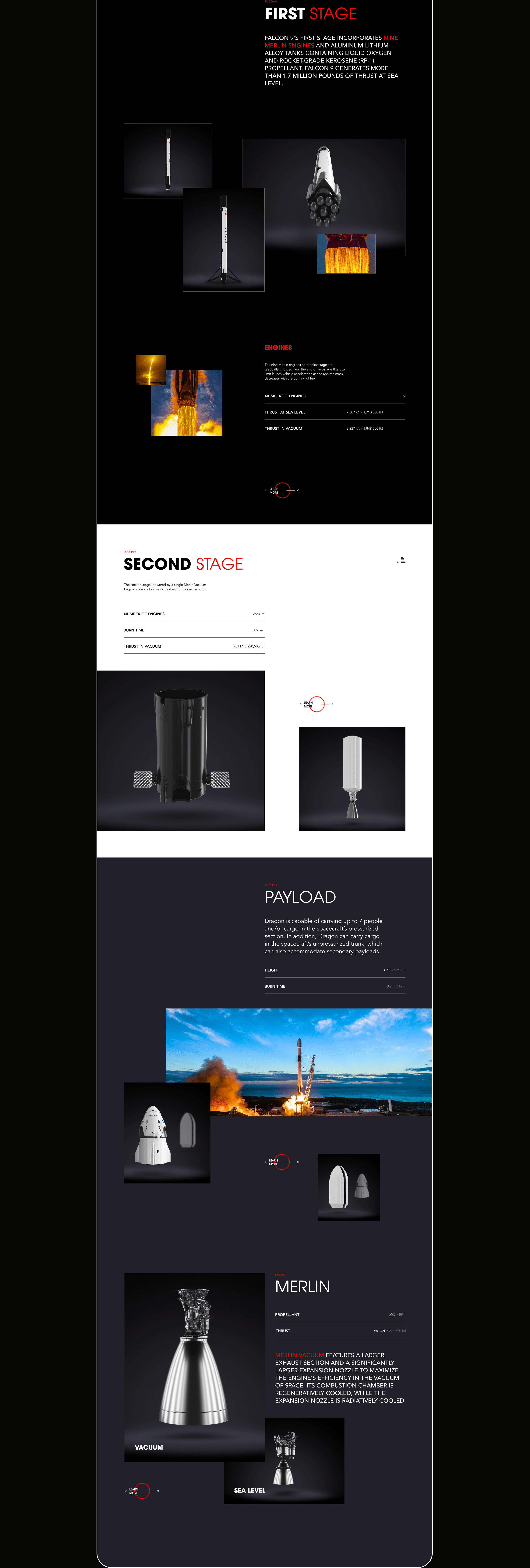 SpaceX — New Website — Изображение №24 — Интерфейсы на Dprofile