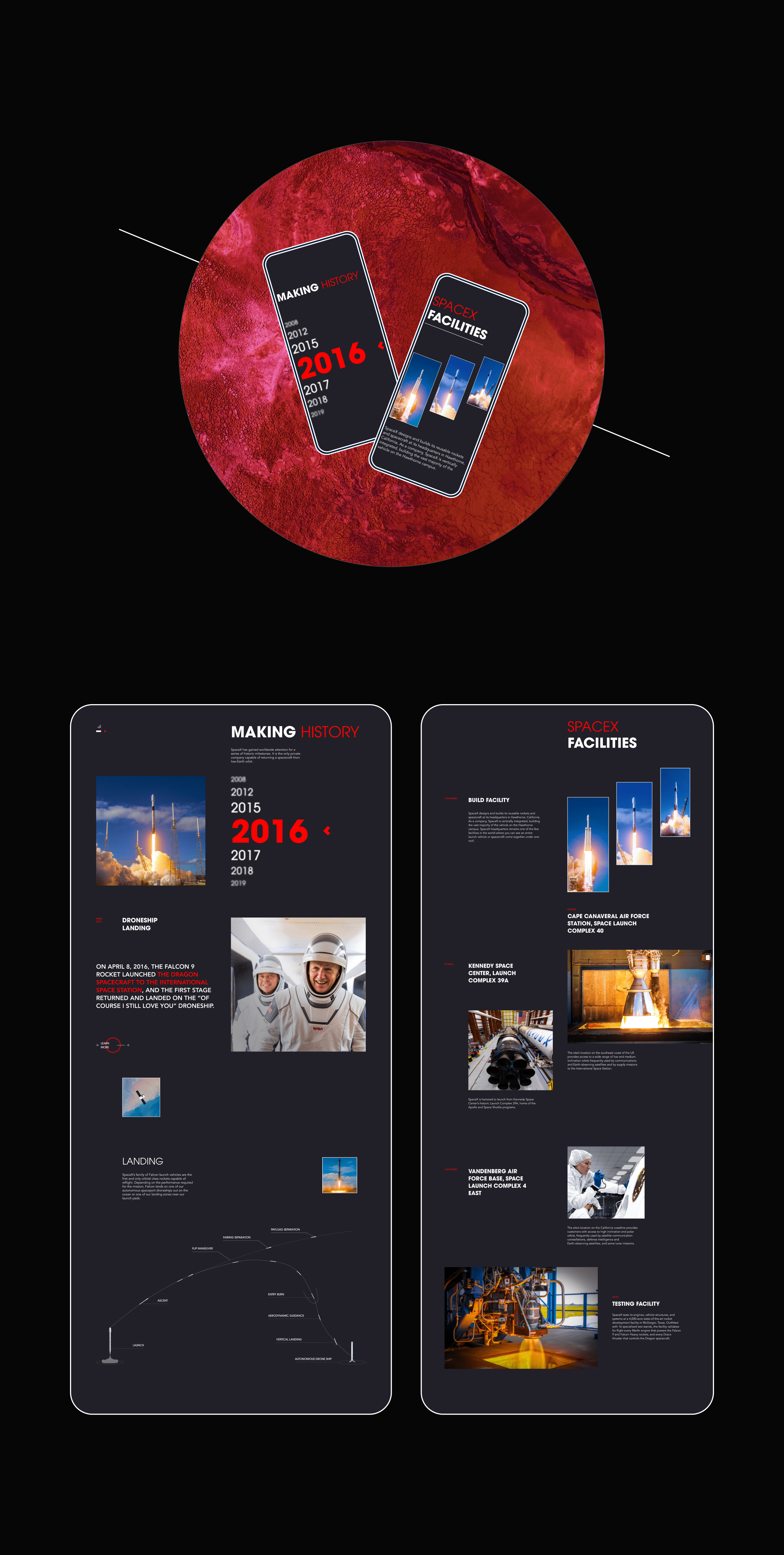 SpaceX — New Website — Изображение №12 — Интерфейсы на Dprofile