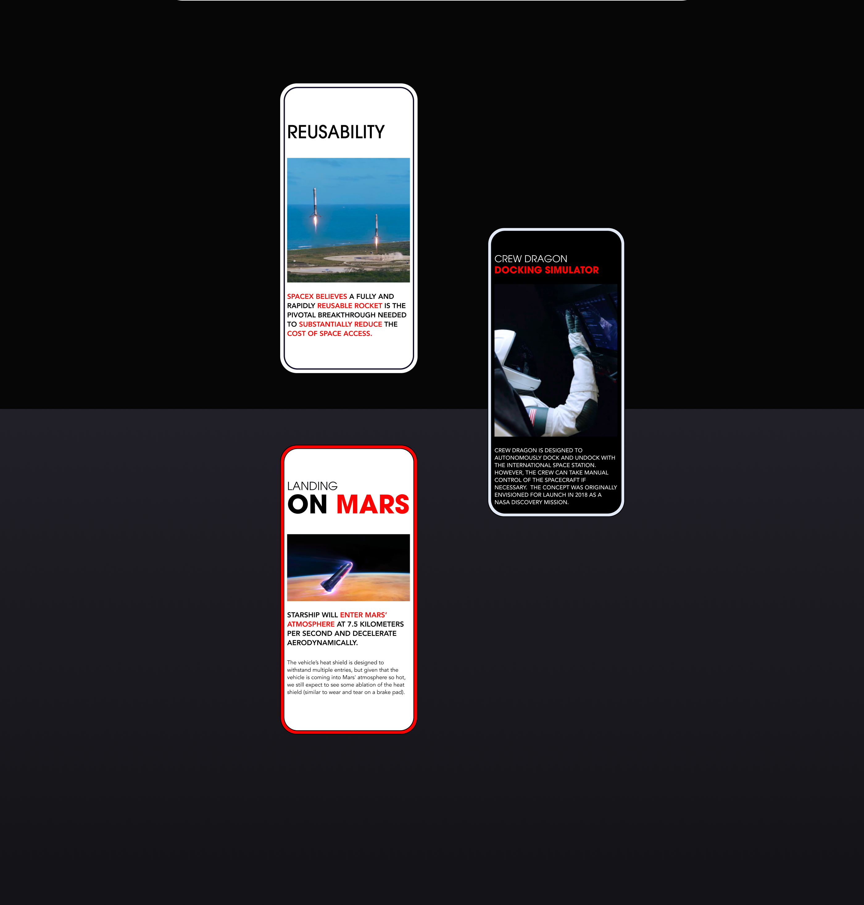 SpaceX — New Website — Изображение №35 — Интерфейсы на Dprofile