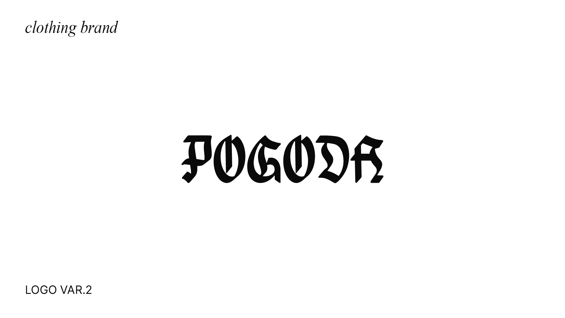 POGODA/LUXURY CLOTHING BRAND — Изображение №3 — Брендинг, Графика на Dprofile
