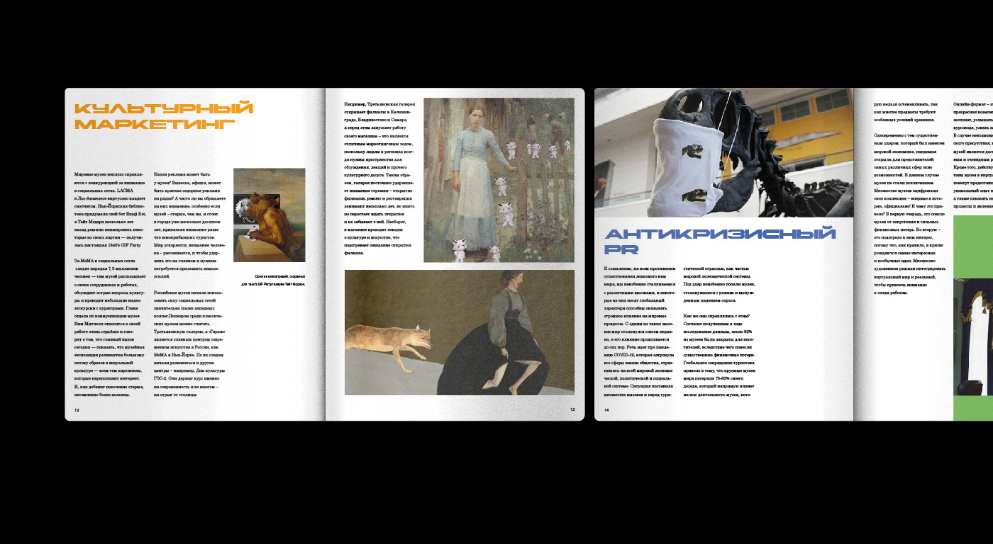 Visual Research Magazine / STUDENT PROJECT — Изображение №5 — Графика на Dprofile