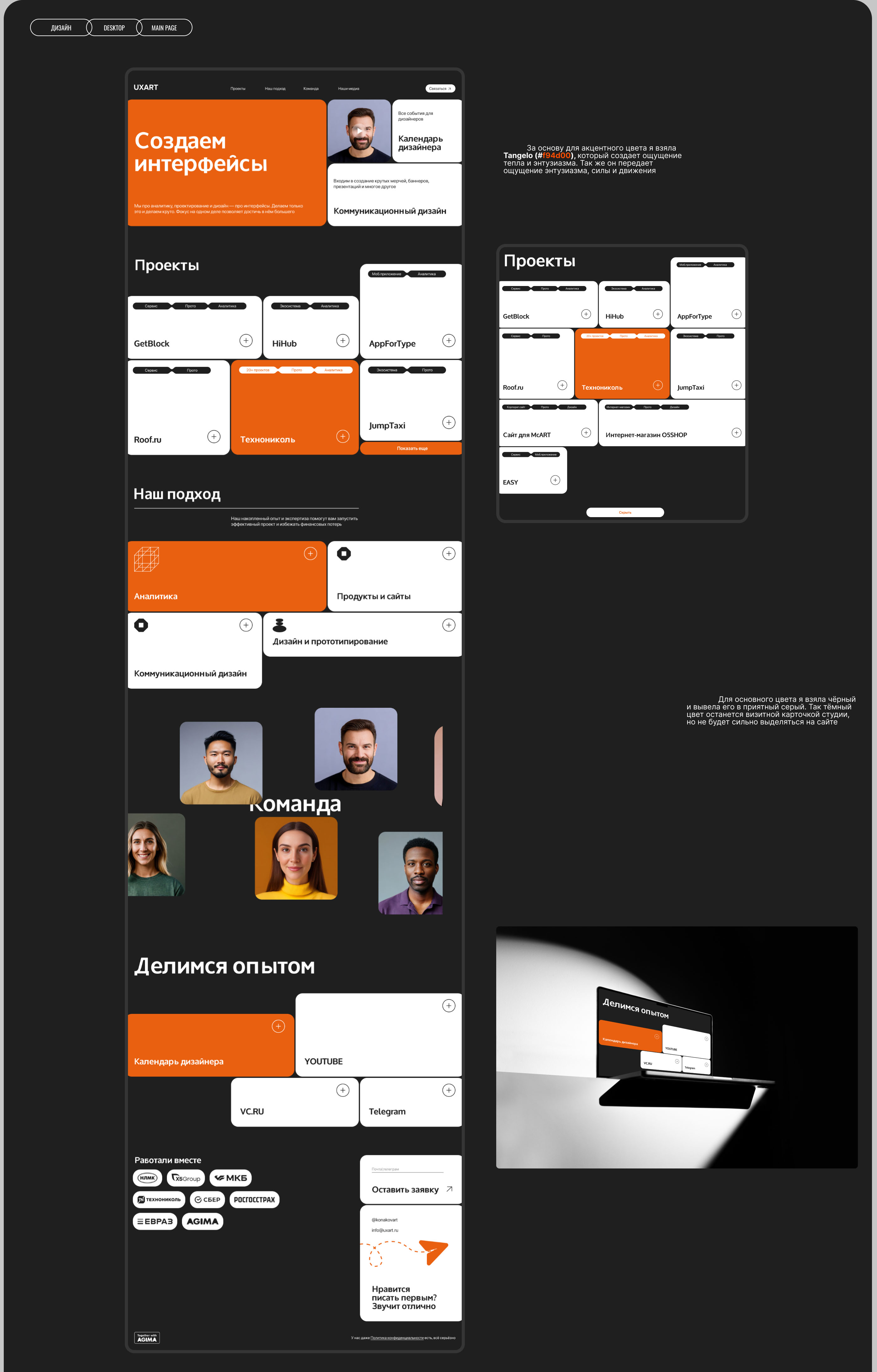 UXART | Redesign concept — Изображение №5 — Интерфейсы на Dprofile