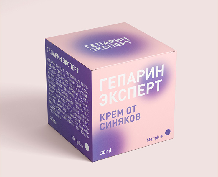 Упаковка крема от синяков — Брендинг, Графика на Dprofile