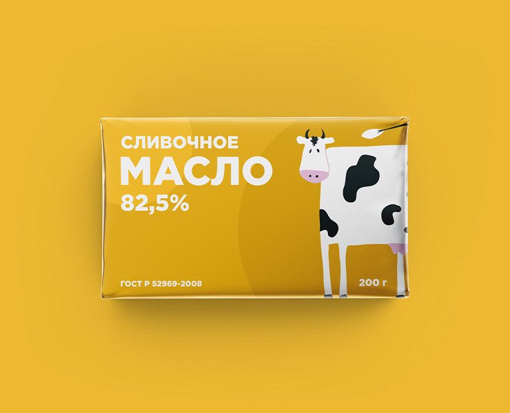 Масло — Брендинг, Графика на Dprofile
