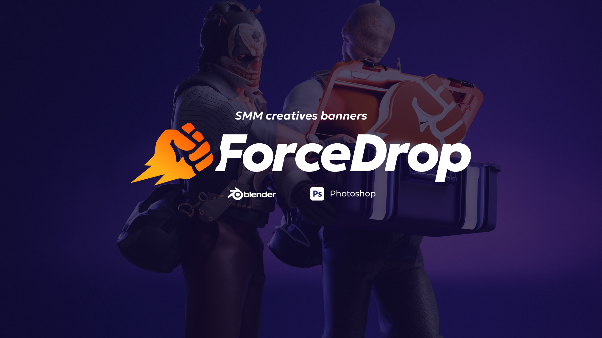 ForceDrop - SMM creatives banners CS2 — Изображение №1 — Графика, 3D на Dprofile