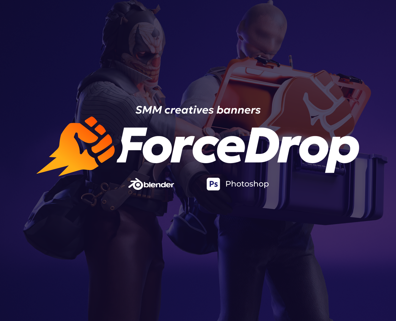 ForceDrop - SMM creatives banners CS2 на Dprofile