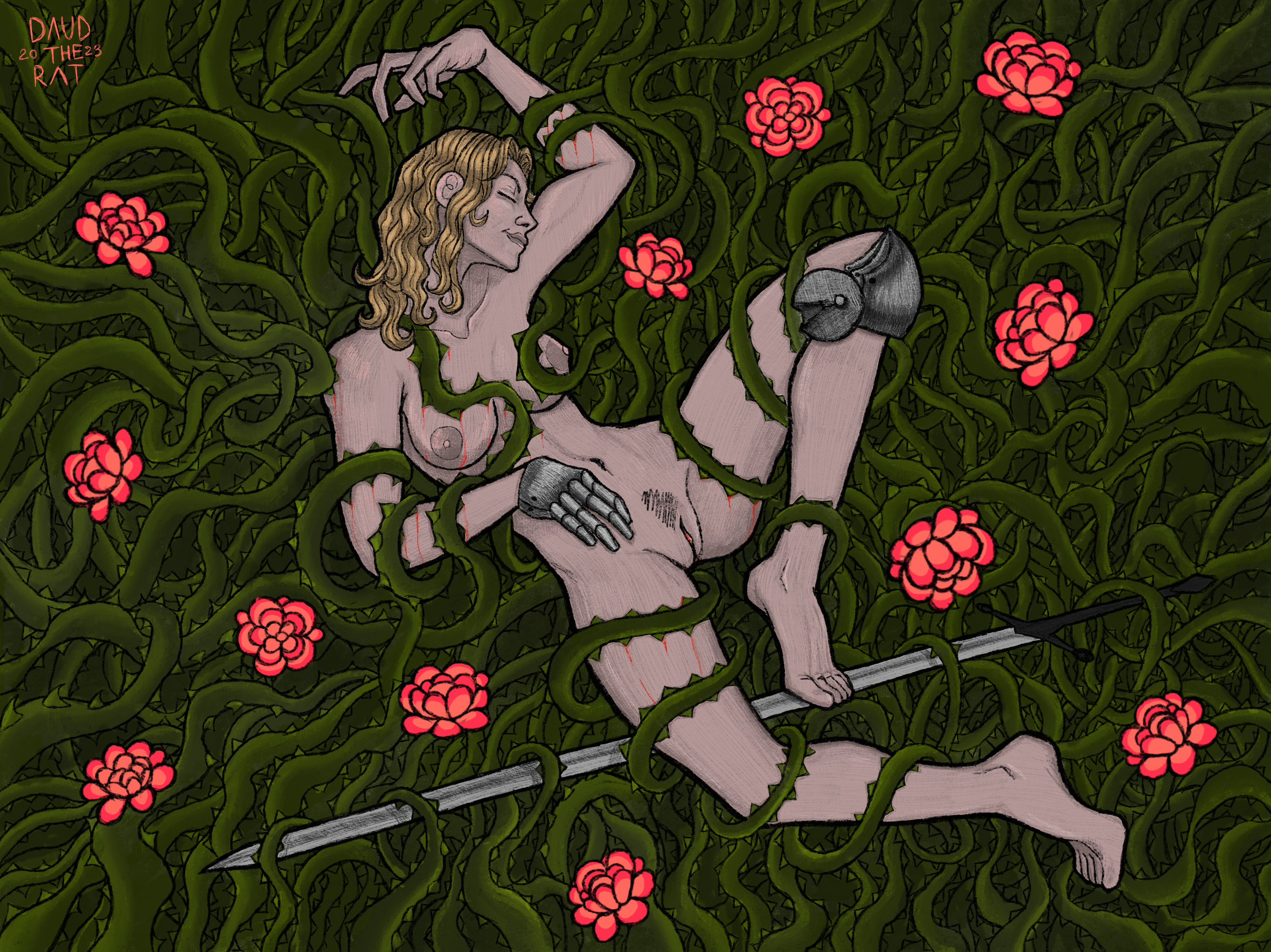 "Цветы стойкости" — Изображение №1 — Иллюстрация на Dprofile