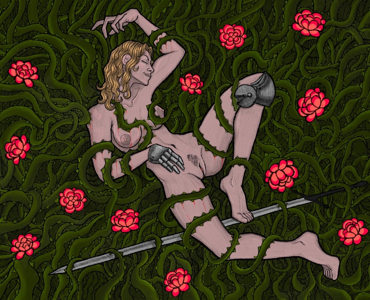 "Цветы стойкости" — Иллюстрация на Dprofile