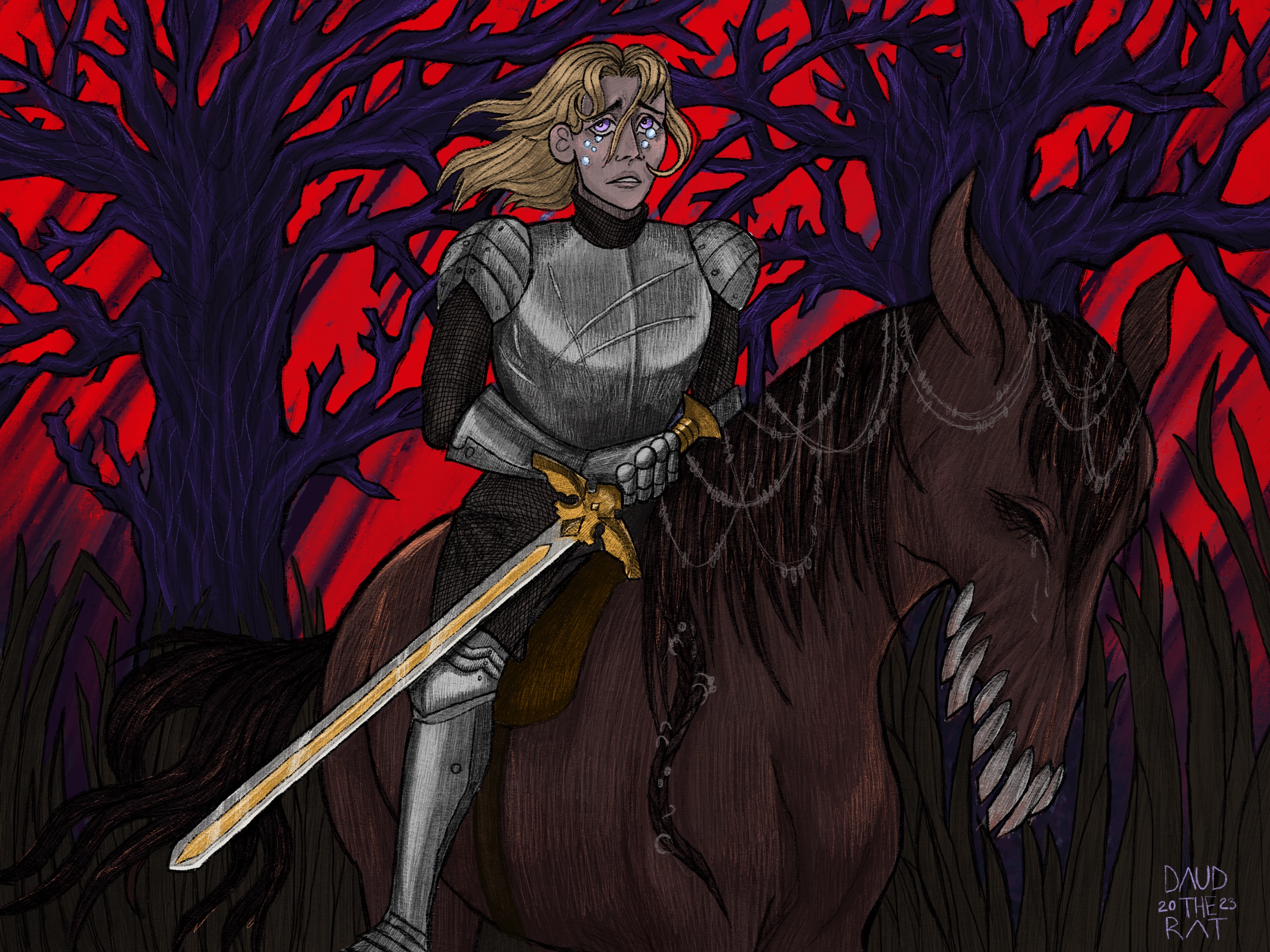 "Knight of Fear" — Изображение №1 — Иллюстрация на Dprofile