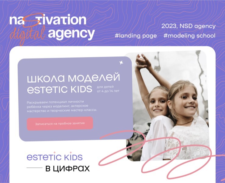 Сайт для школы моделей — Интерфейсы на Dprofile