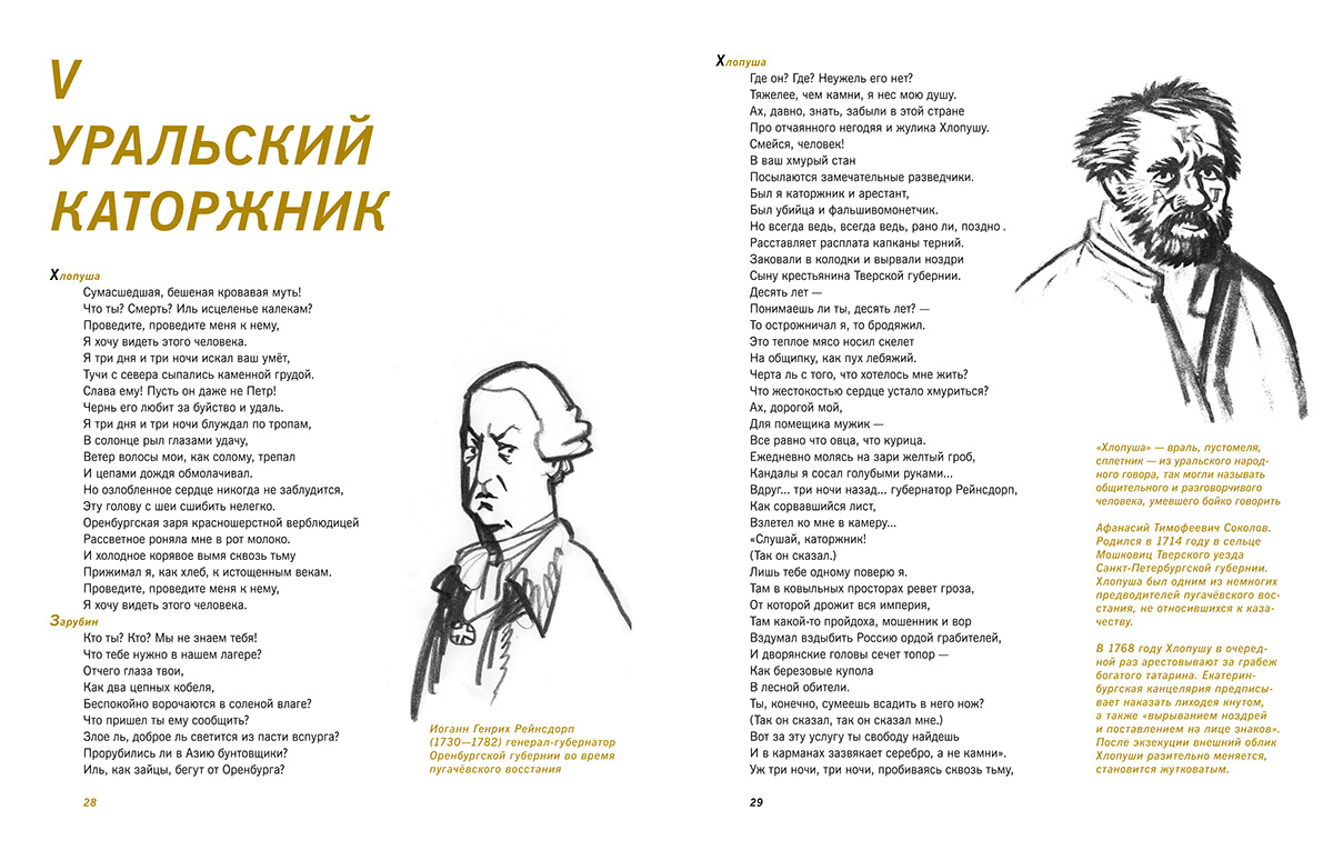 Есенин "Пугачев" — Изображение №14 — Иллюстрация, Графика на Dprofile