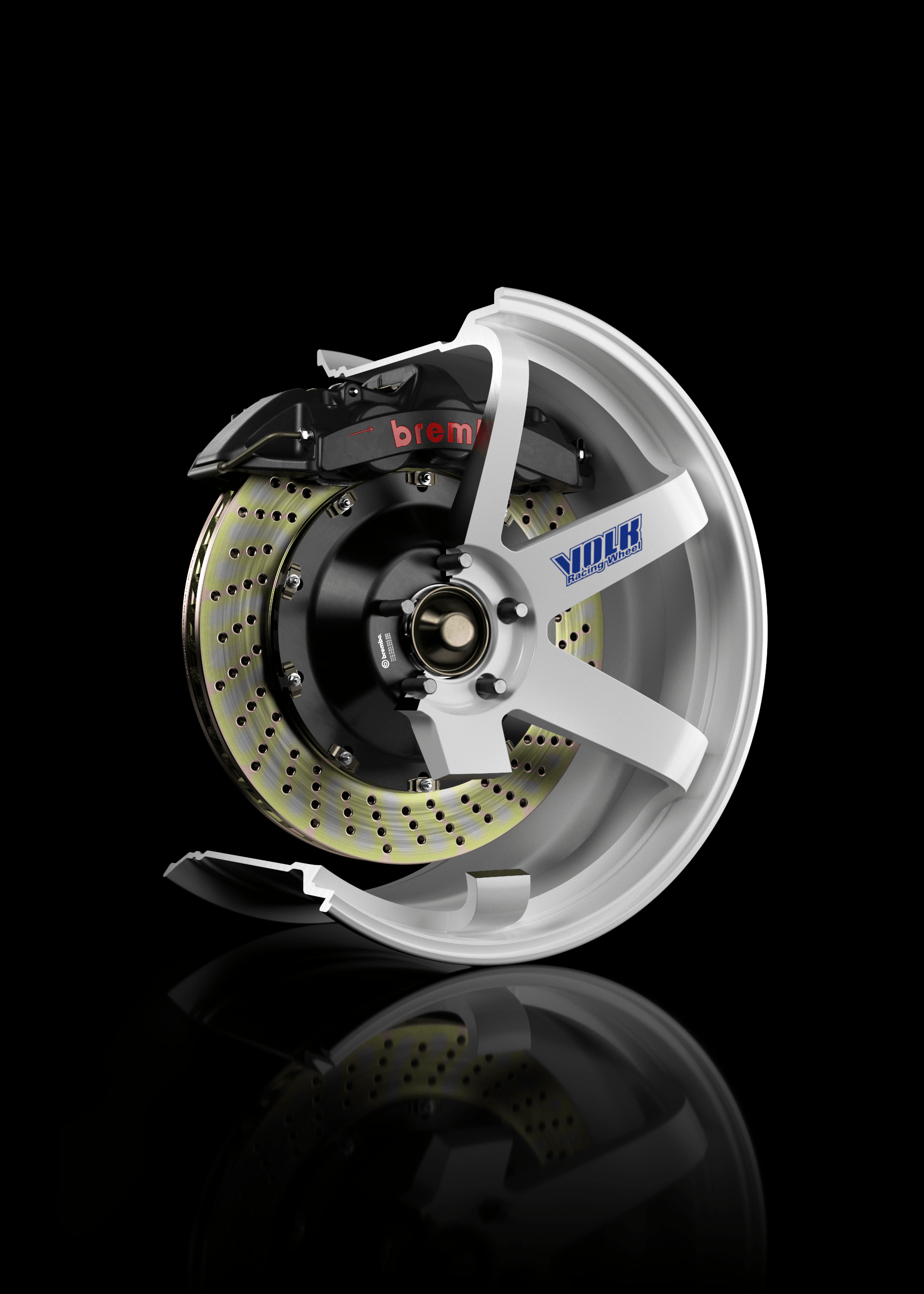 Brembo GT — product lighting trainings — Изображение №8 — Иллюстрация, 3D на Dprofile