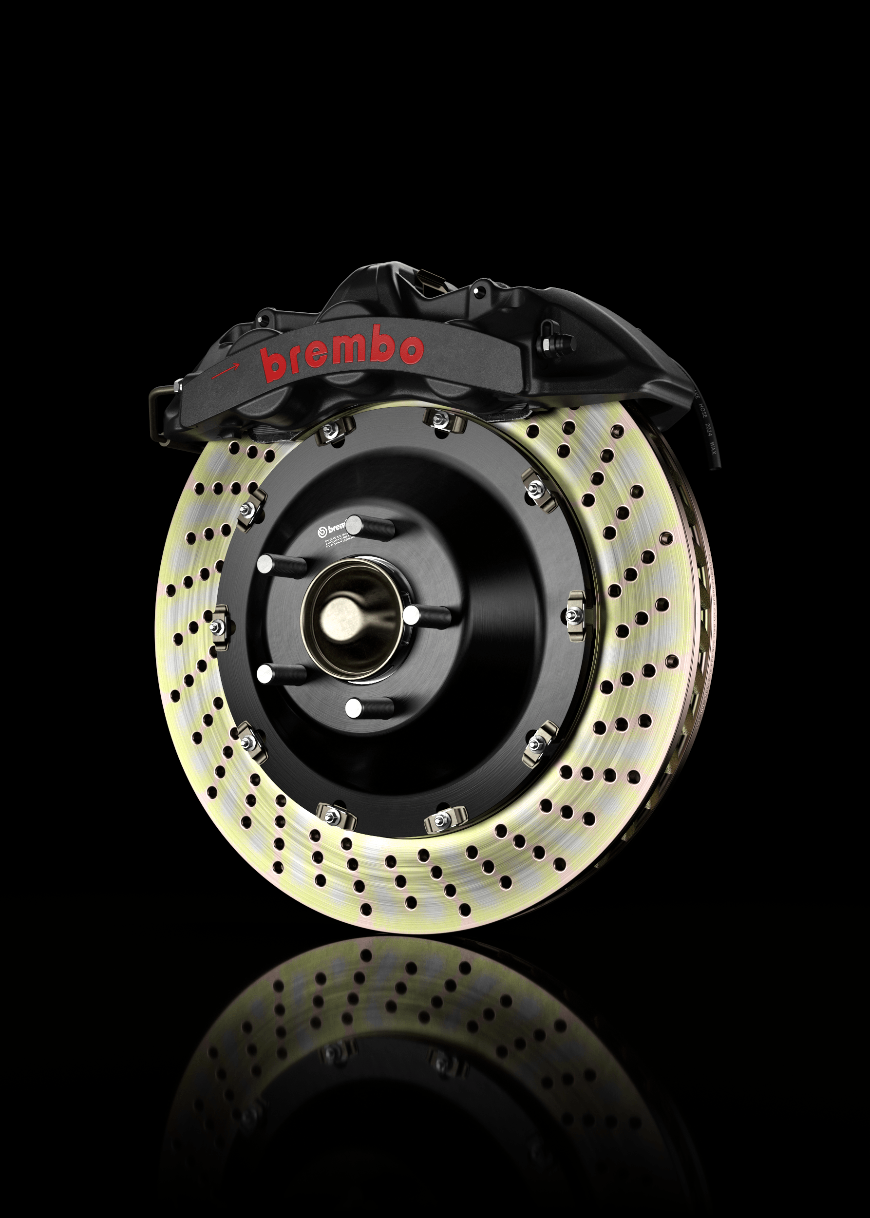 Brembo GT — product lighting trainings — Изображение №1 — Иллюстрация, 3D на Dprofile