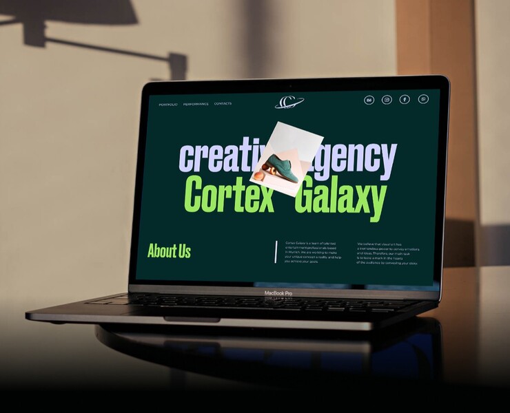 Cortex Galaxy/ website design — Интерфейсы, Брендинг на Dprofile