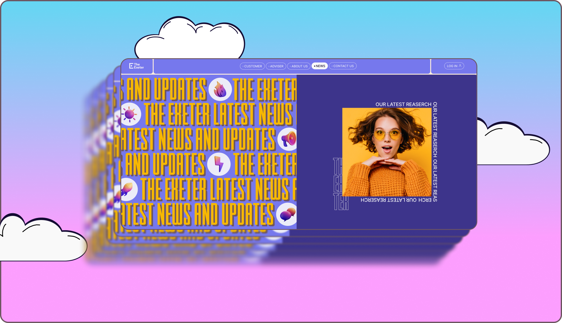 The Exeter — Изображение №6 — Интерфейсы на Dprofile