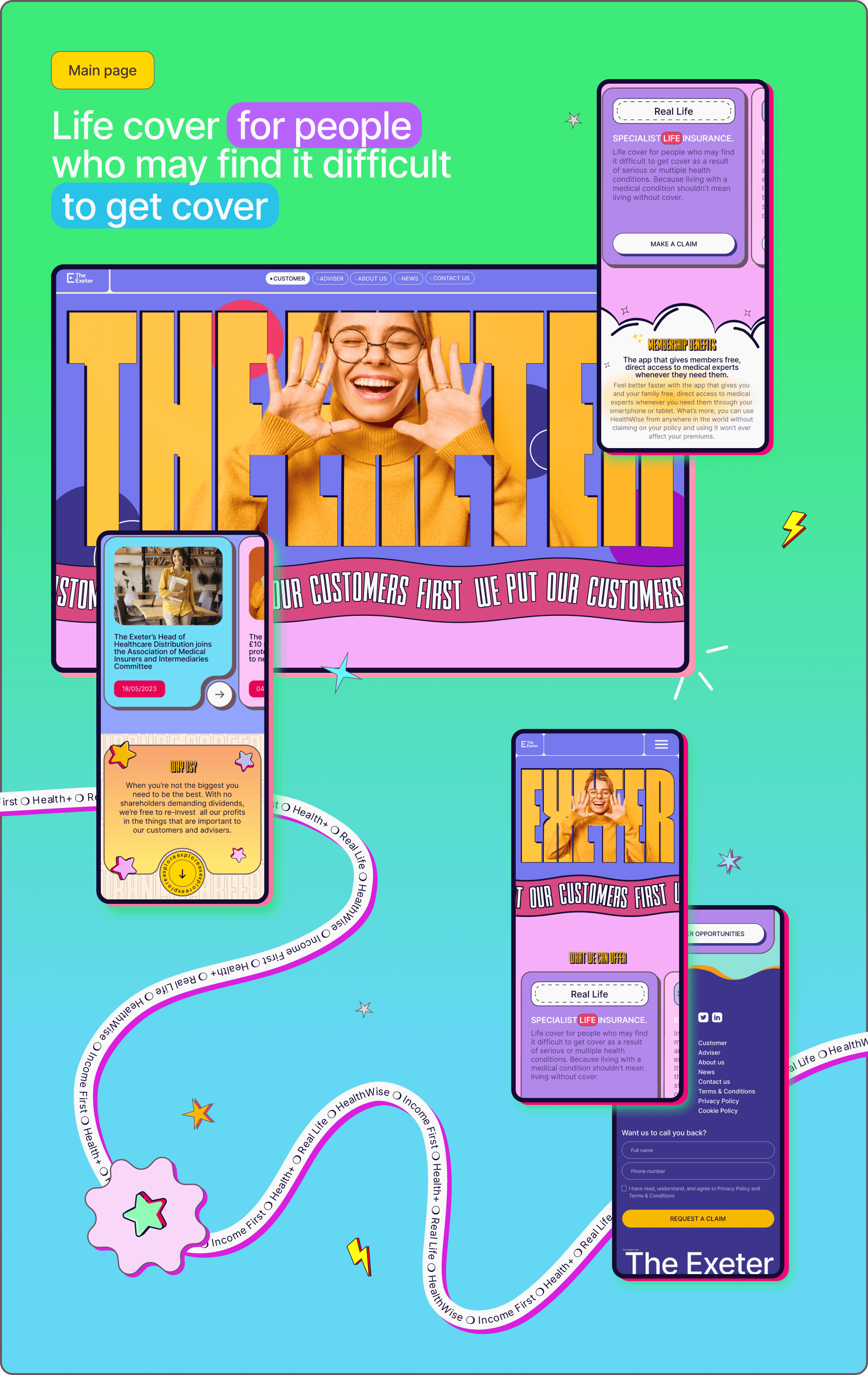 The Exeter — Изображение №5 — Интерфейсы на Dprofile