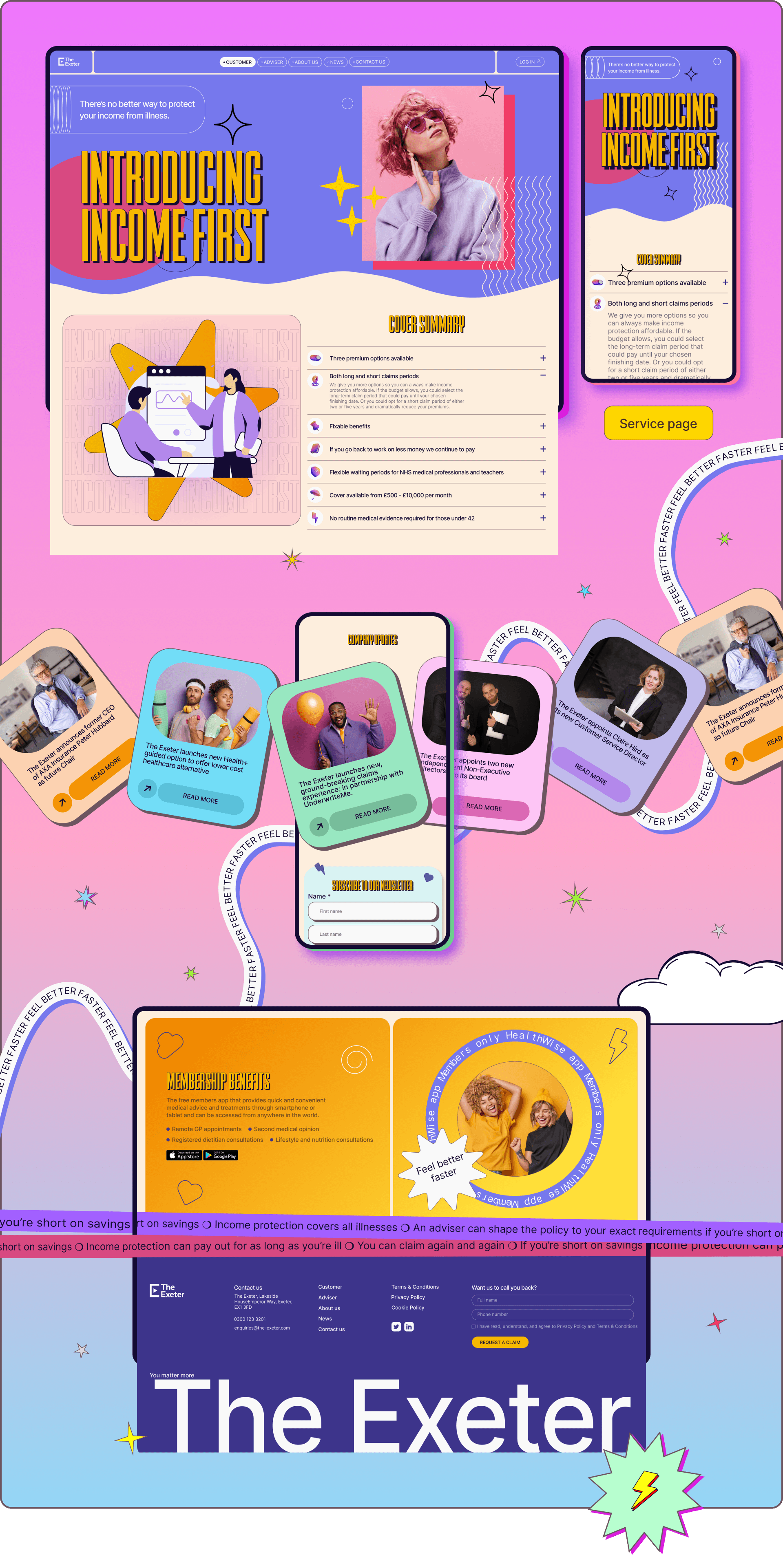 The Exeter — Изображение №7 — Интерфейсы на Dprofile