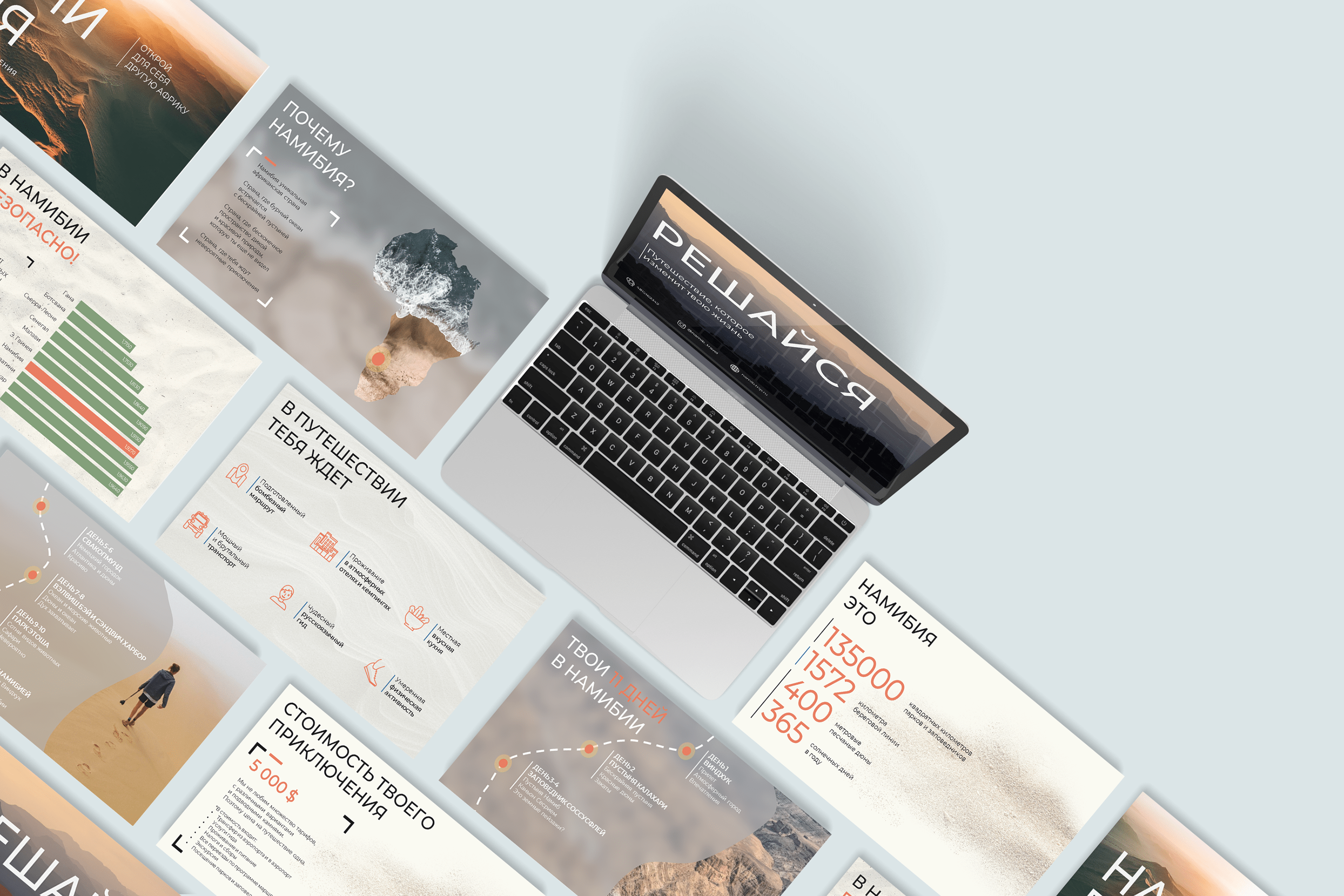 Презентация к туру по Намибии — Изображение №1 — Графика на Dprofile