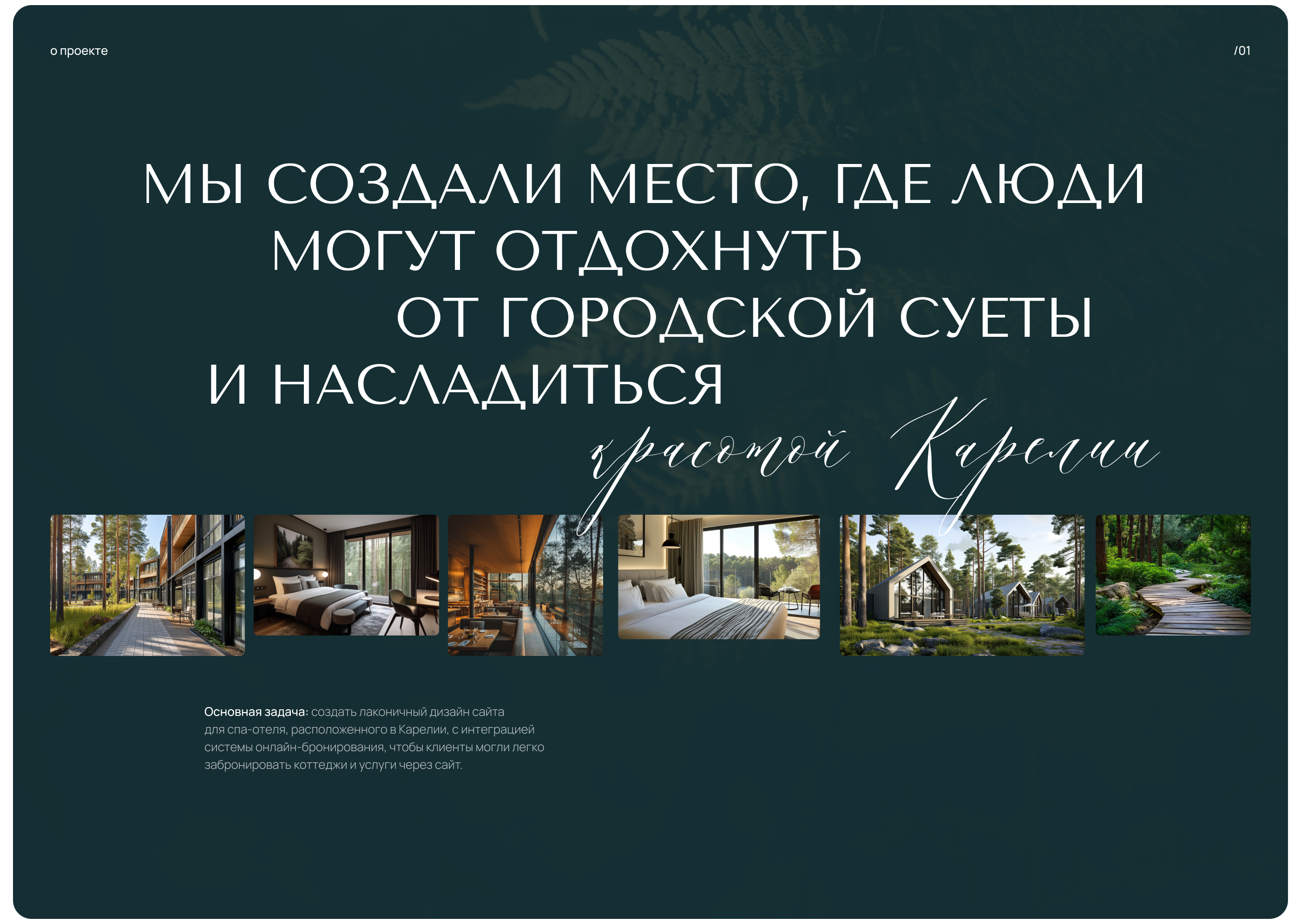 FOREST  | Park Hotel — Изображение №2 — Интерфейсы на Dprofile