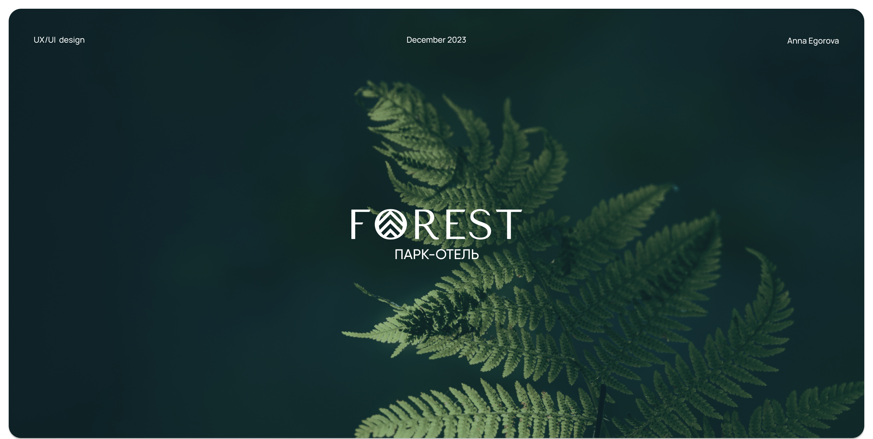FOREST  | Park Hotel — Изображение №1 — Интерфейсы на Dprofile