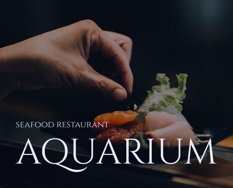 AQUARIUM | Seafood restaurant website на Dprofile