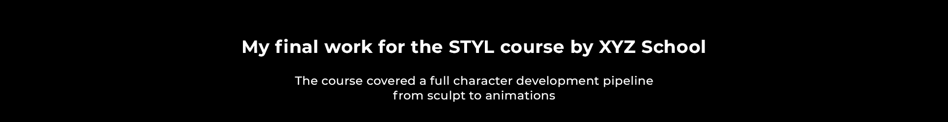 STYL - Pale Knight - Final Work — Изображение №1 — 3D, Анимация на Dprofile