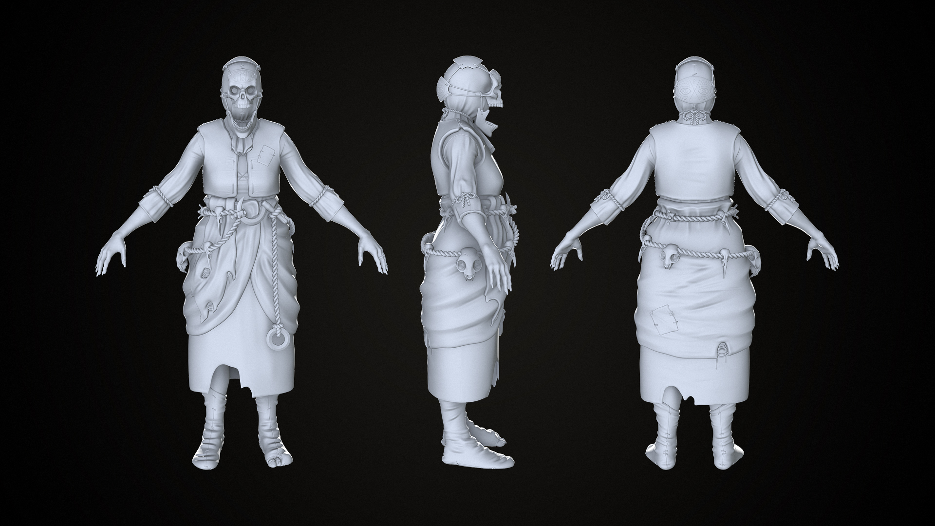 Forest Witch - Stylized Character — Изображение №10 — 3D, Анимация на Dprofile
