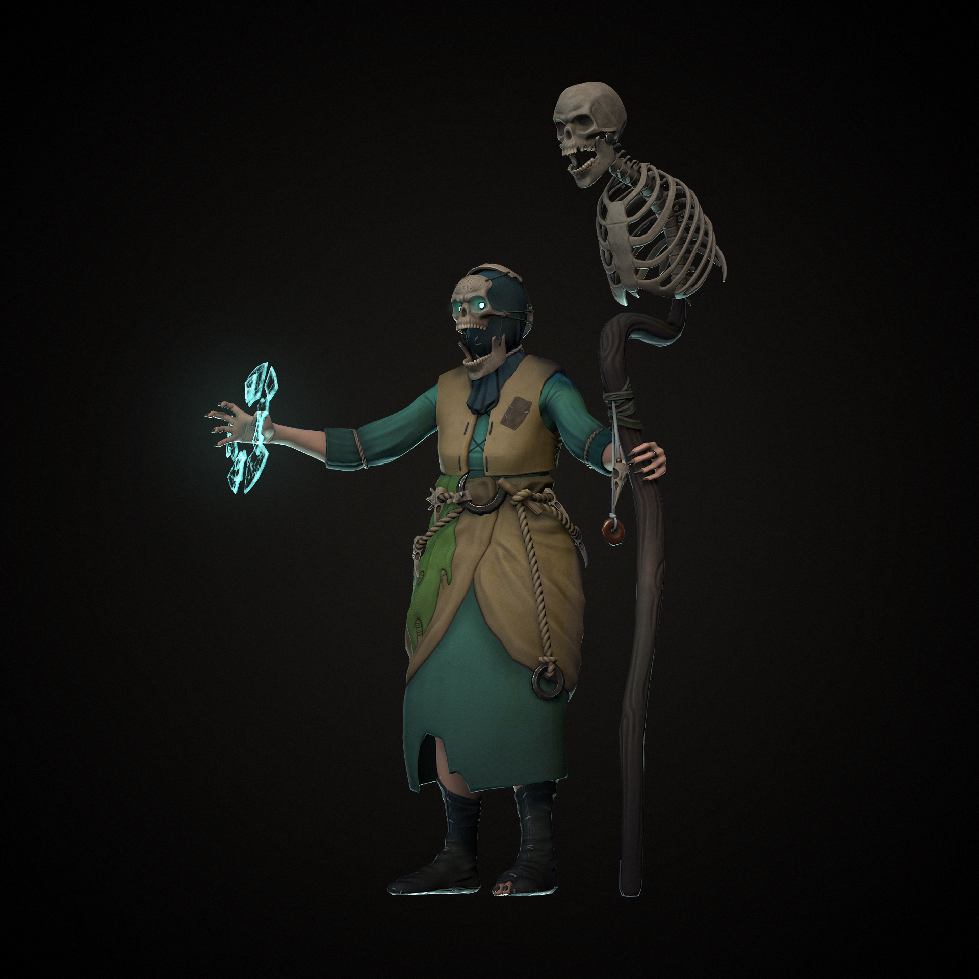 Forest Witch - Stylized Character — Изображение №3 — 3D, Анимация на Dprofile