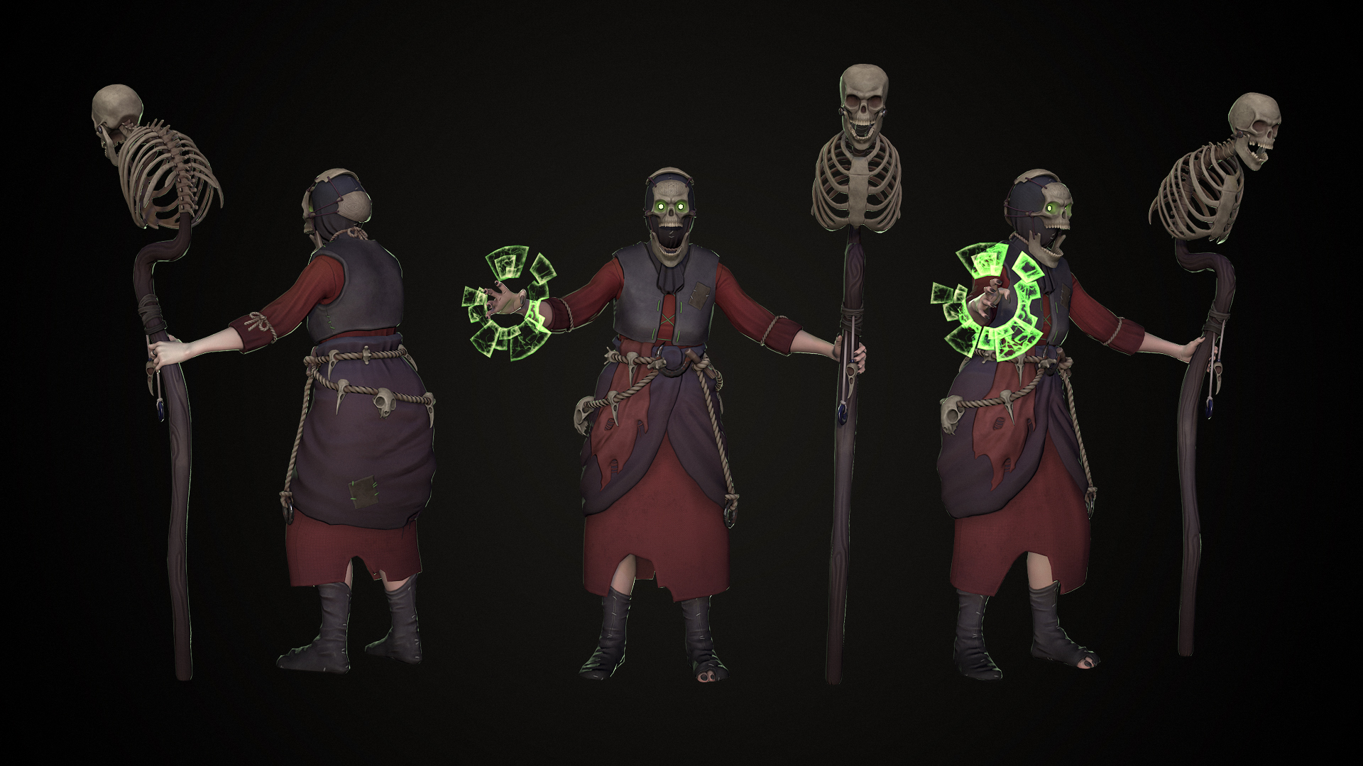 Forest Witch - Stylized Character — Изображение №6 — 3D, Анимация на Dprofile