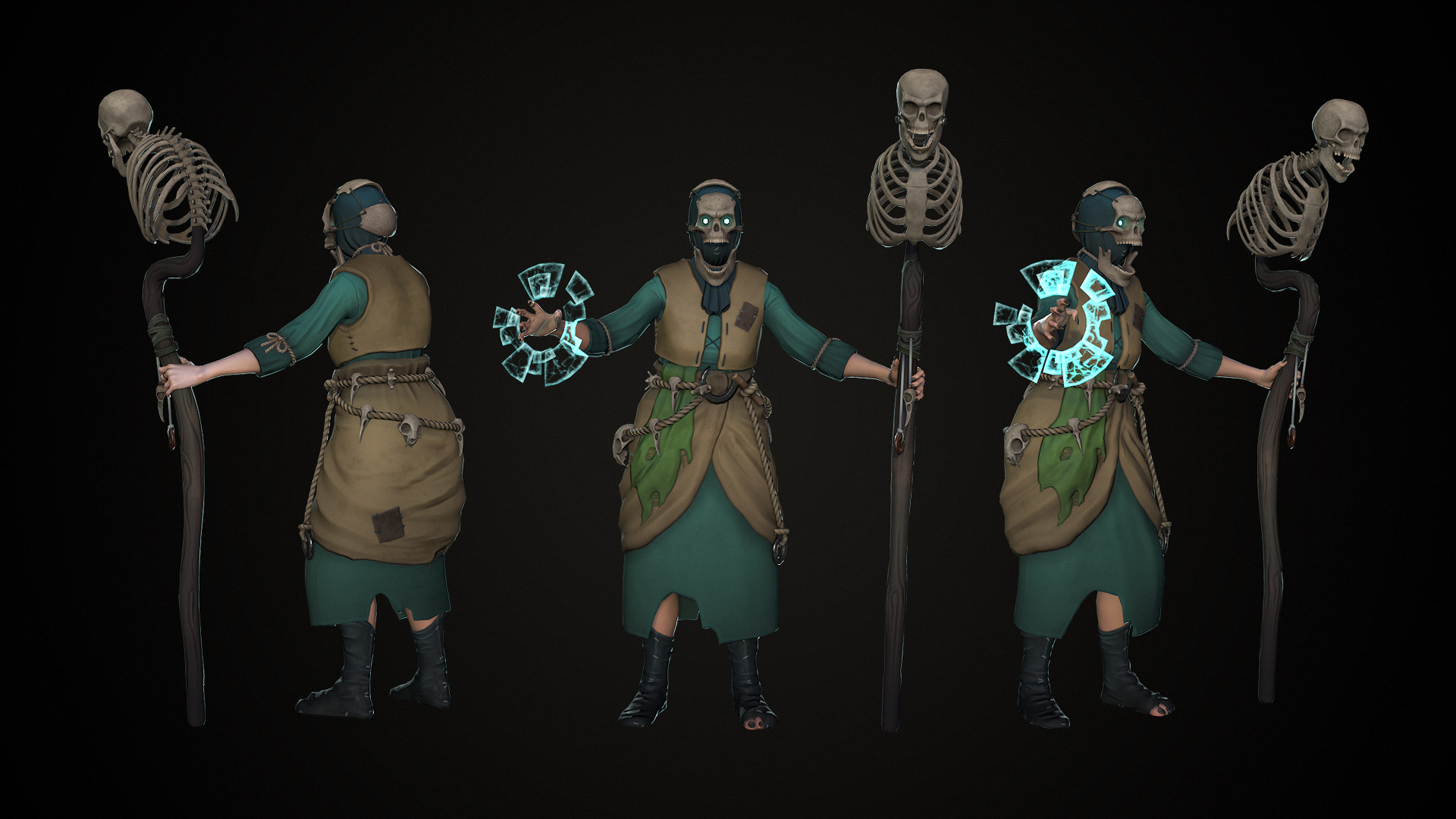 Forest Witch - Stylized Character — Изображение №4 — 3D, Анимация на Dprofile