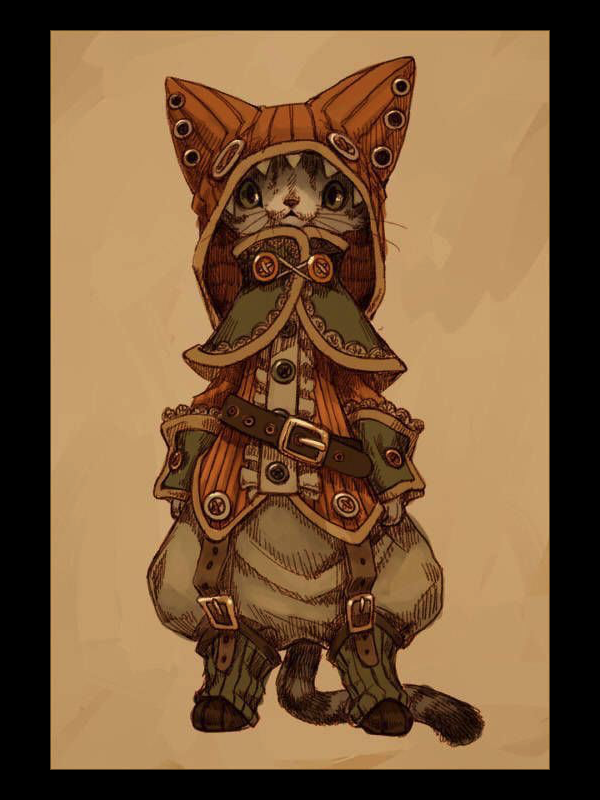 Cat adventurer - stylized character — Изображение №11 — 3D, Анимация на Dprofile