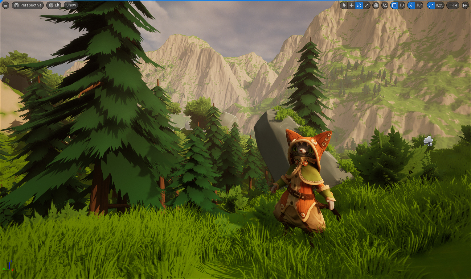 Cat adventurer - stylized character — Изображение №9 — 3D, Анимация на Dprofile