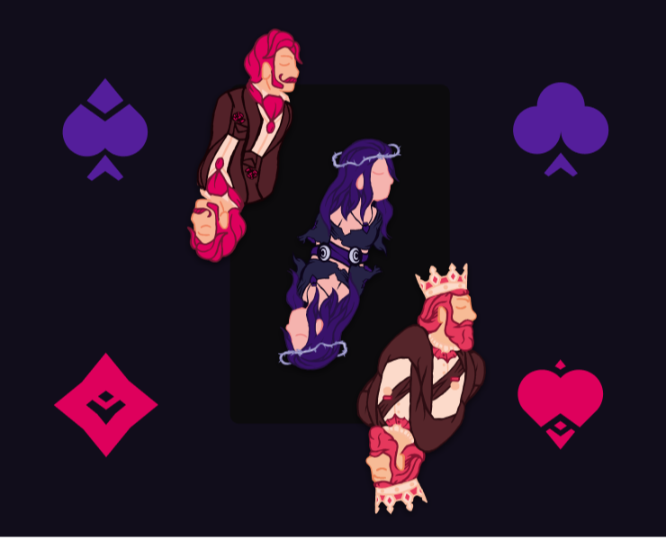 Концепт-дизайн карточной колоды "Сквозь века" — Иллюстрация на Dprofile