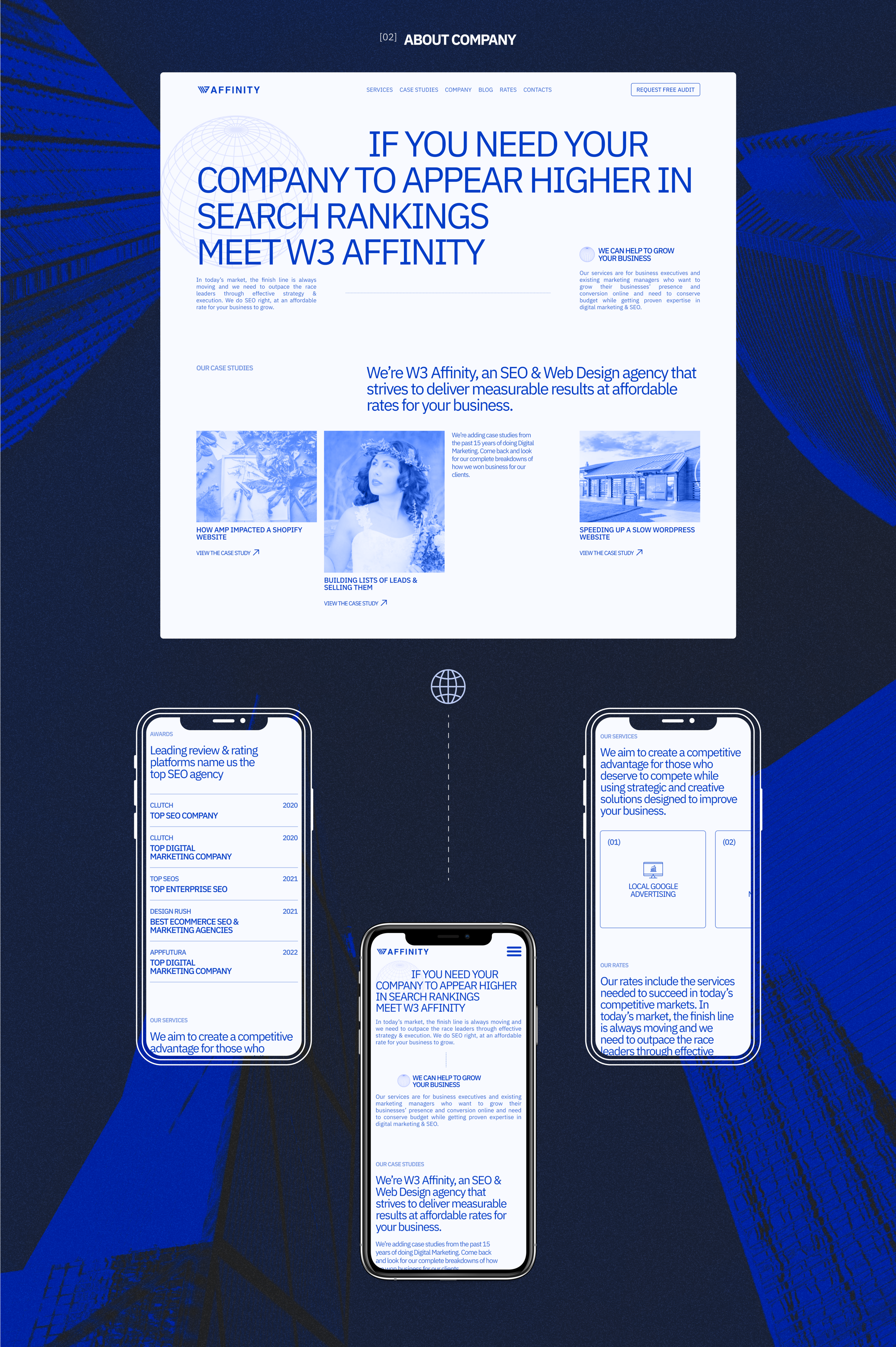 W3 Affinity | Corporate website redesign — Изображение №4 — Интерфейсы, Брендинг на Dprofile