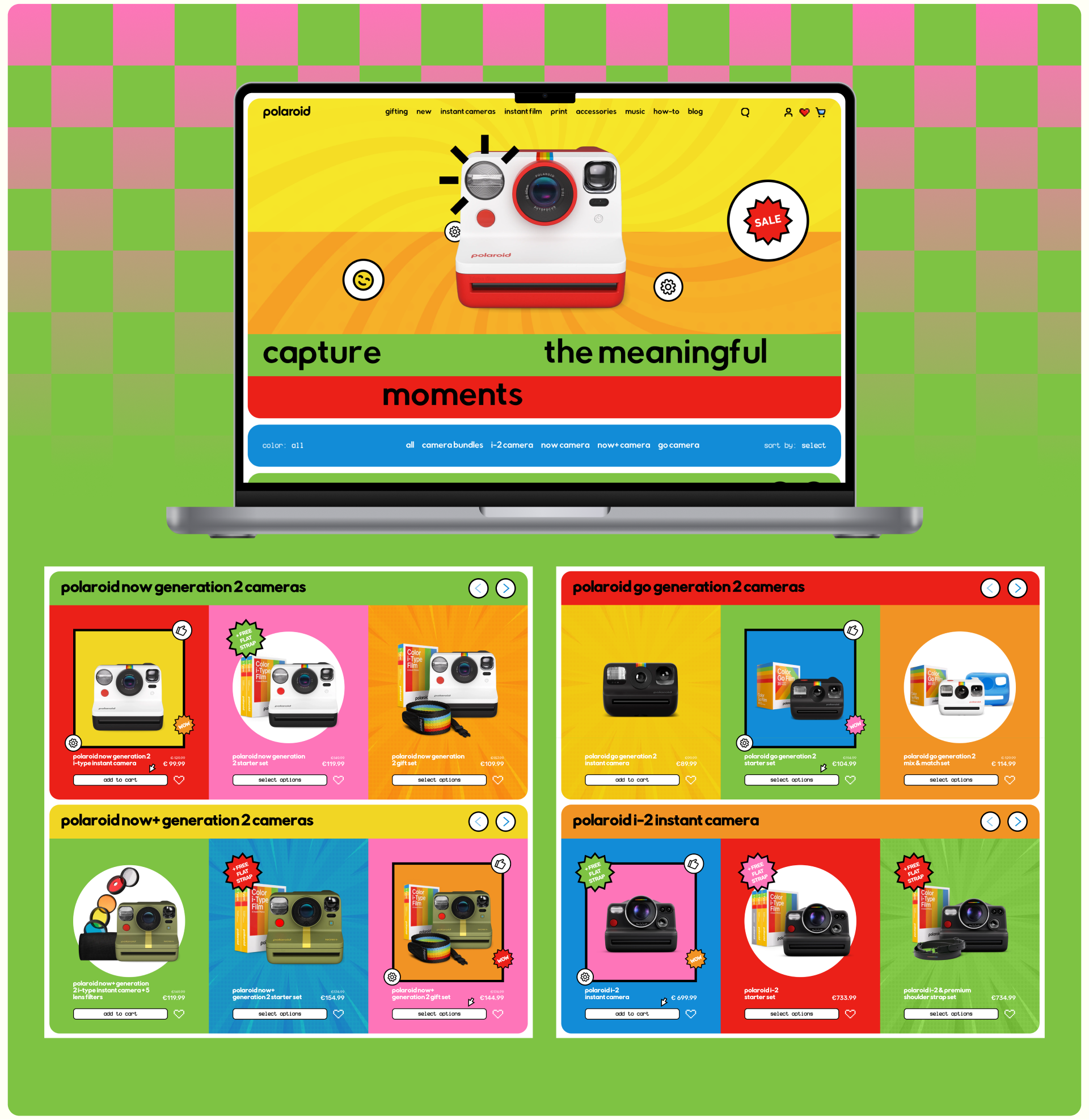 Polaroid | E-Commerce — Изображение №5 — Интерфейсы, Графика на Dprofile