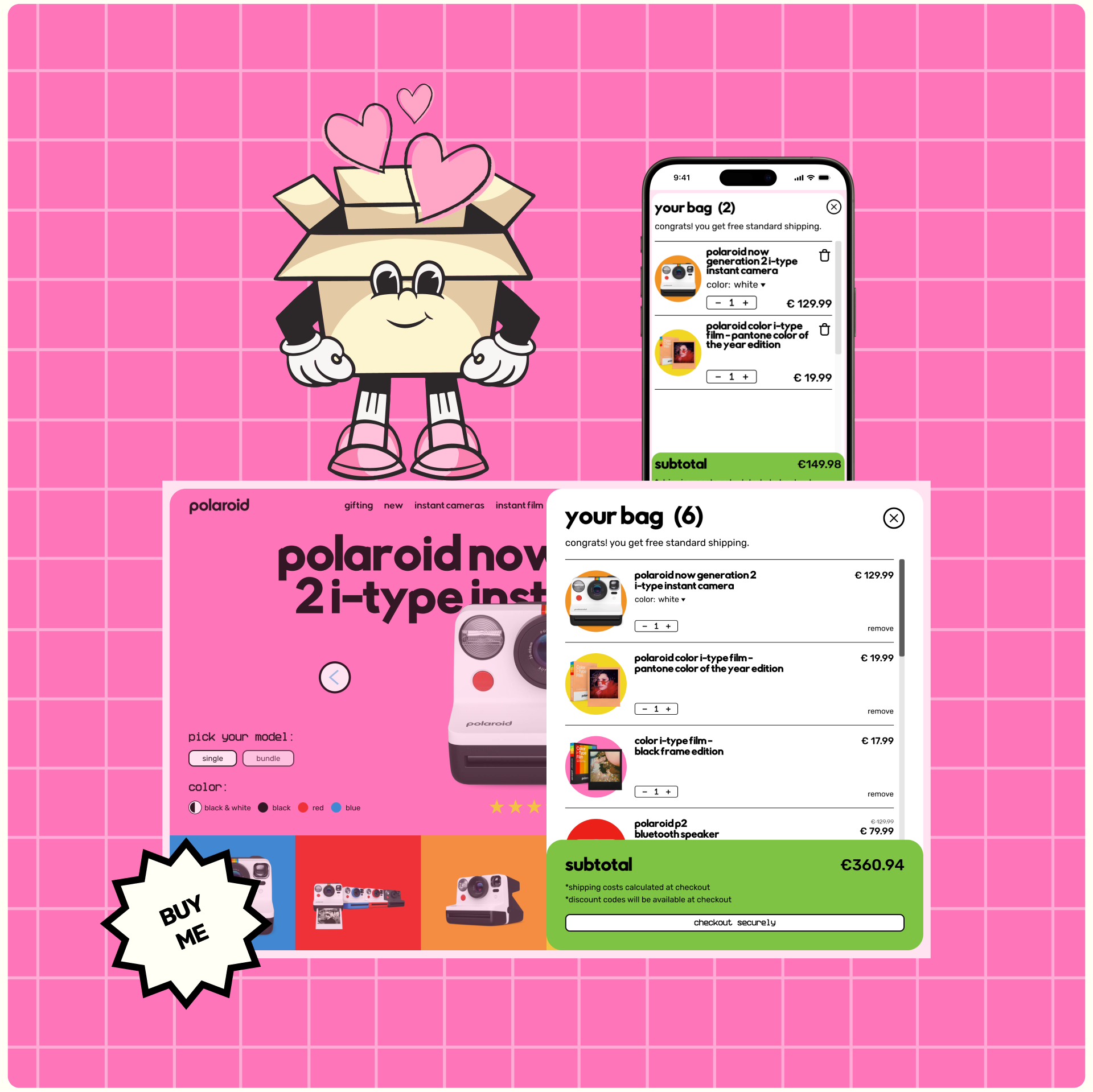 Polaroid | E-Commerce — Изображение №10 — Интерфейсы, Графика на Dprofile