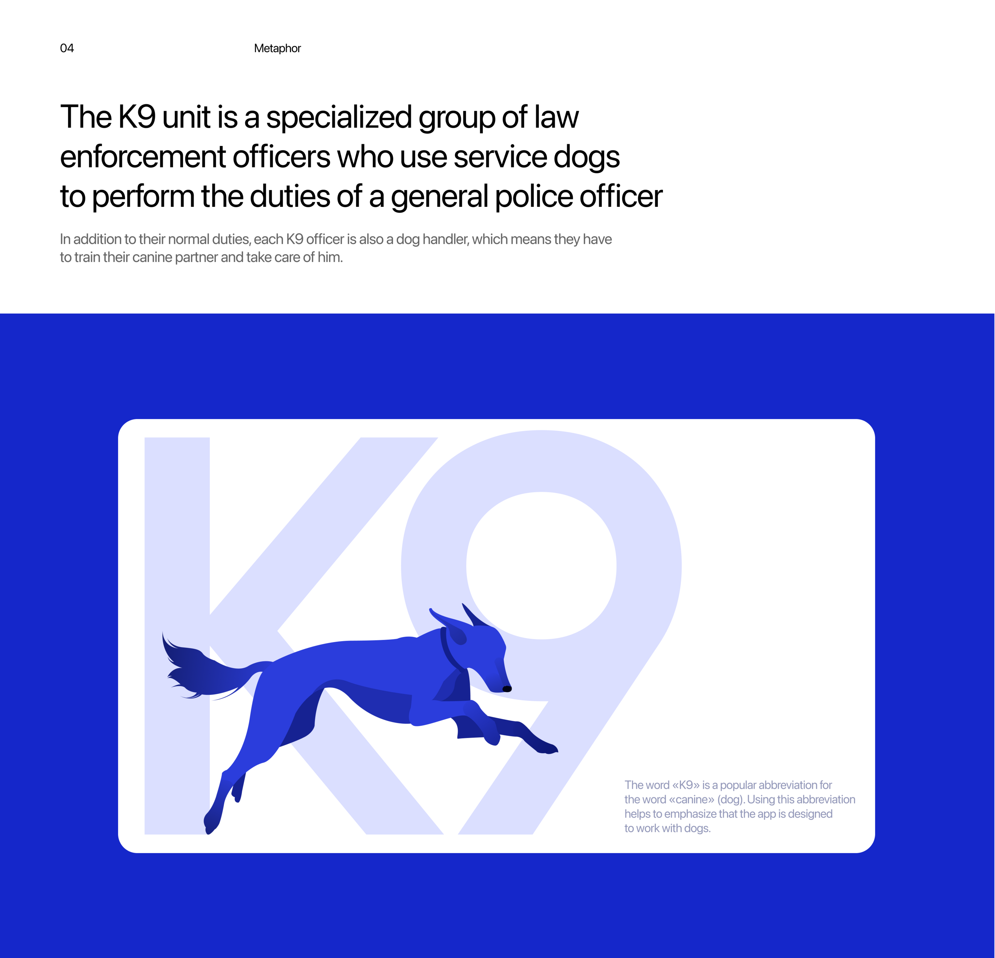 K9 COACH — Изображение №5 — Интерфейсы, Иллюстрация на Dprofile