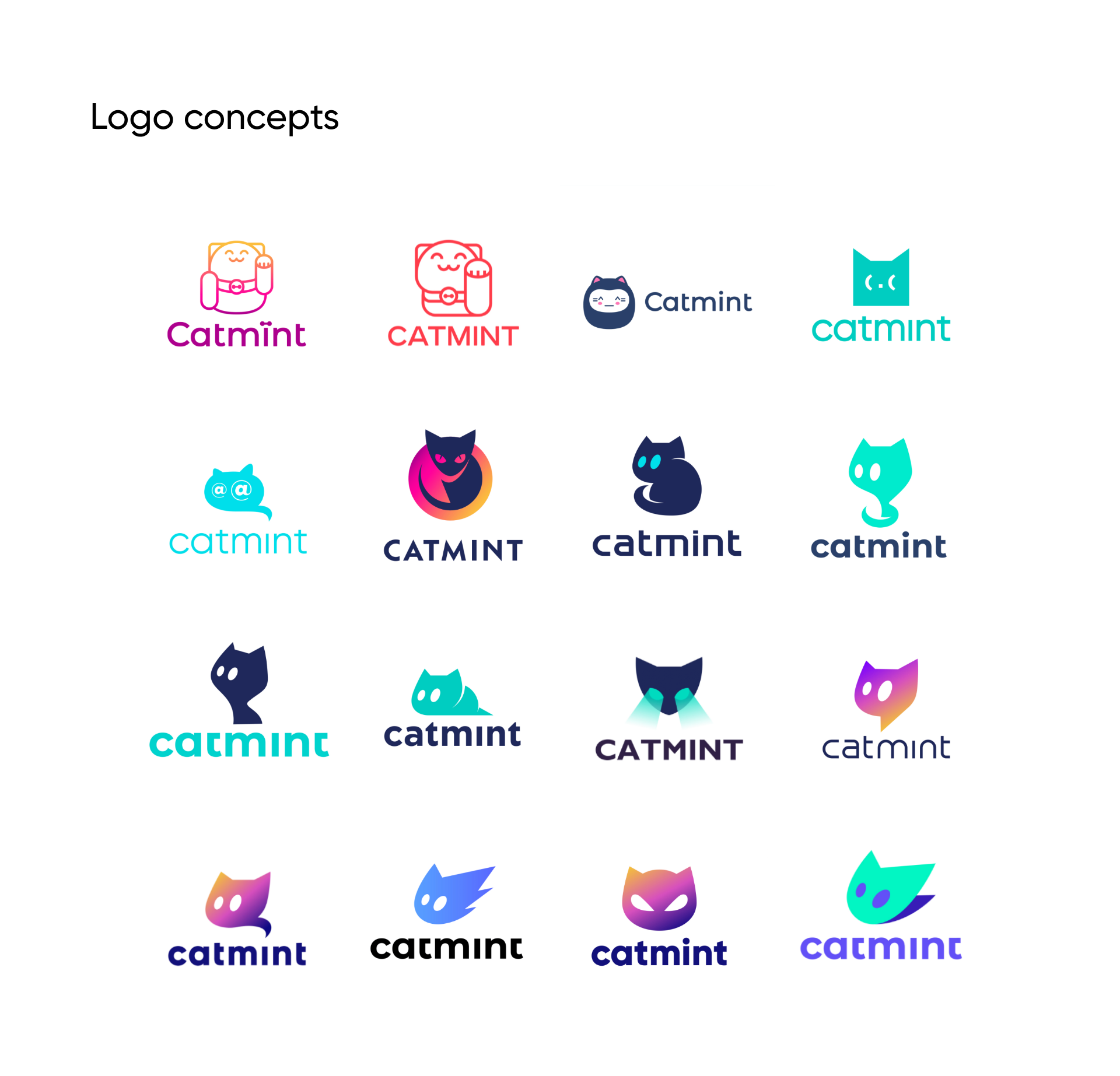 Логотип и фир. стиль для Catmint agency — Изображение №9 — Брендинг на Dprofile