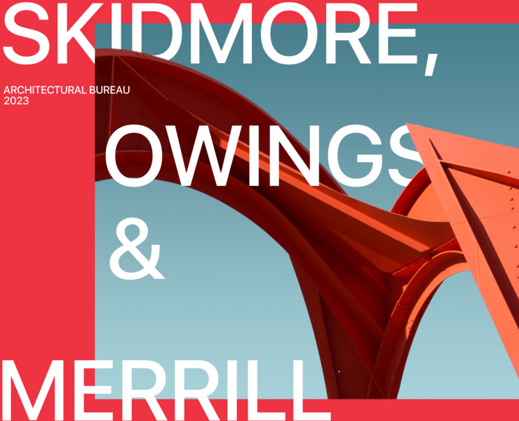 SKIDMORE, OWINGS & MERILL / Corporate Website Redesign — Интерфейсы на Dprofile