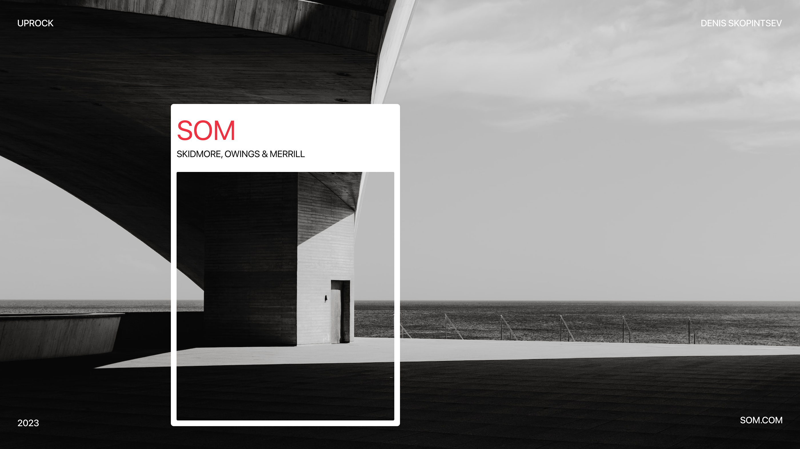 SKIDMORE, OWINGS & MERILL / Corporate Website Redesign — Изображение №1 — Интерфейсы на Dprofile
