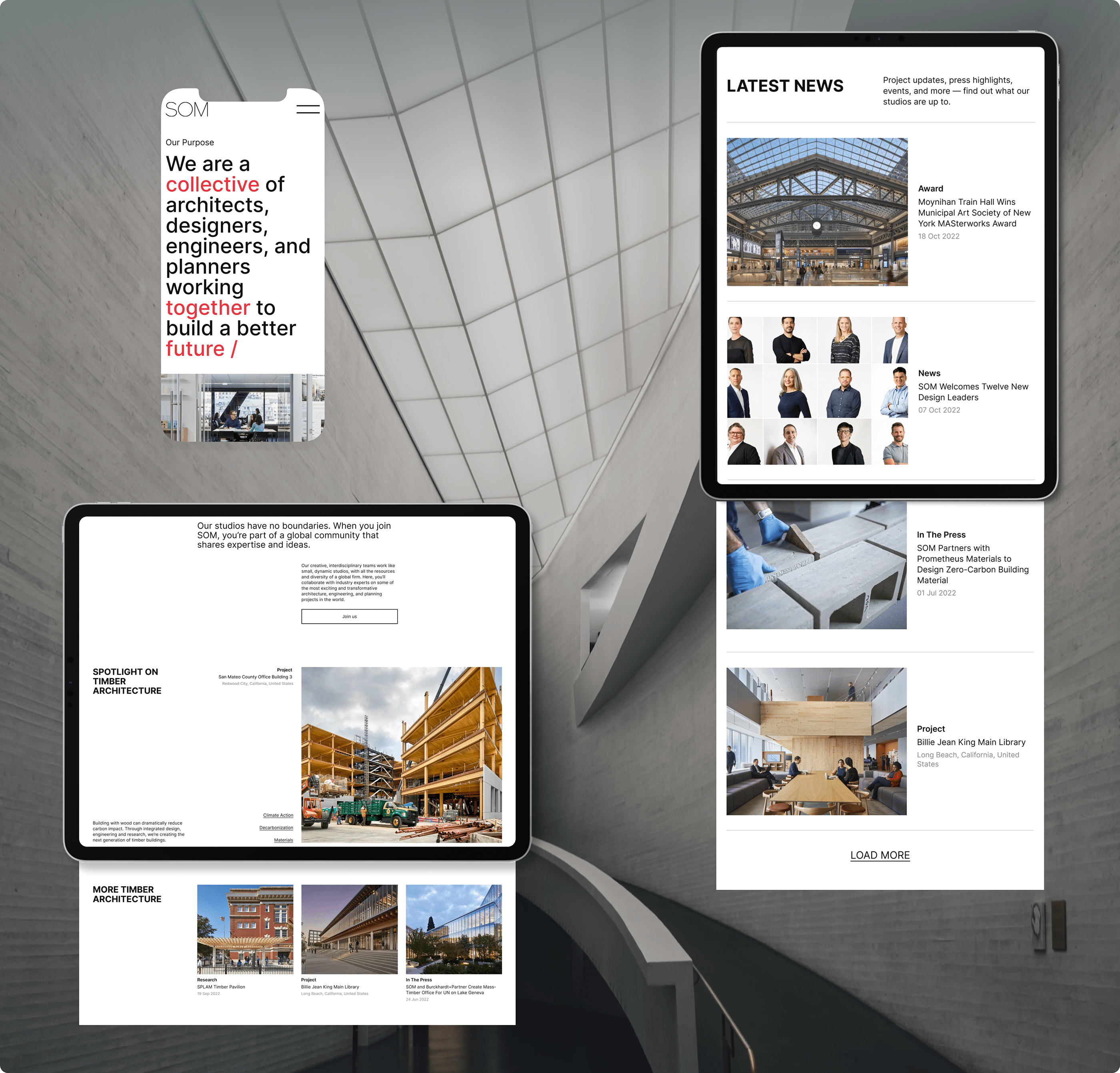SKIDMORE, OWINGS & MERILL / Corporate Website Redesign — Изображение №4 — Интерфейсы на Dprofile