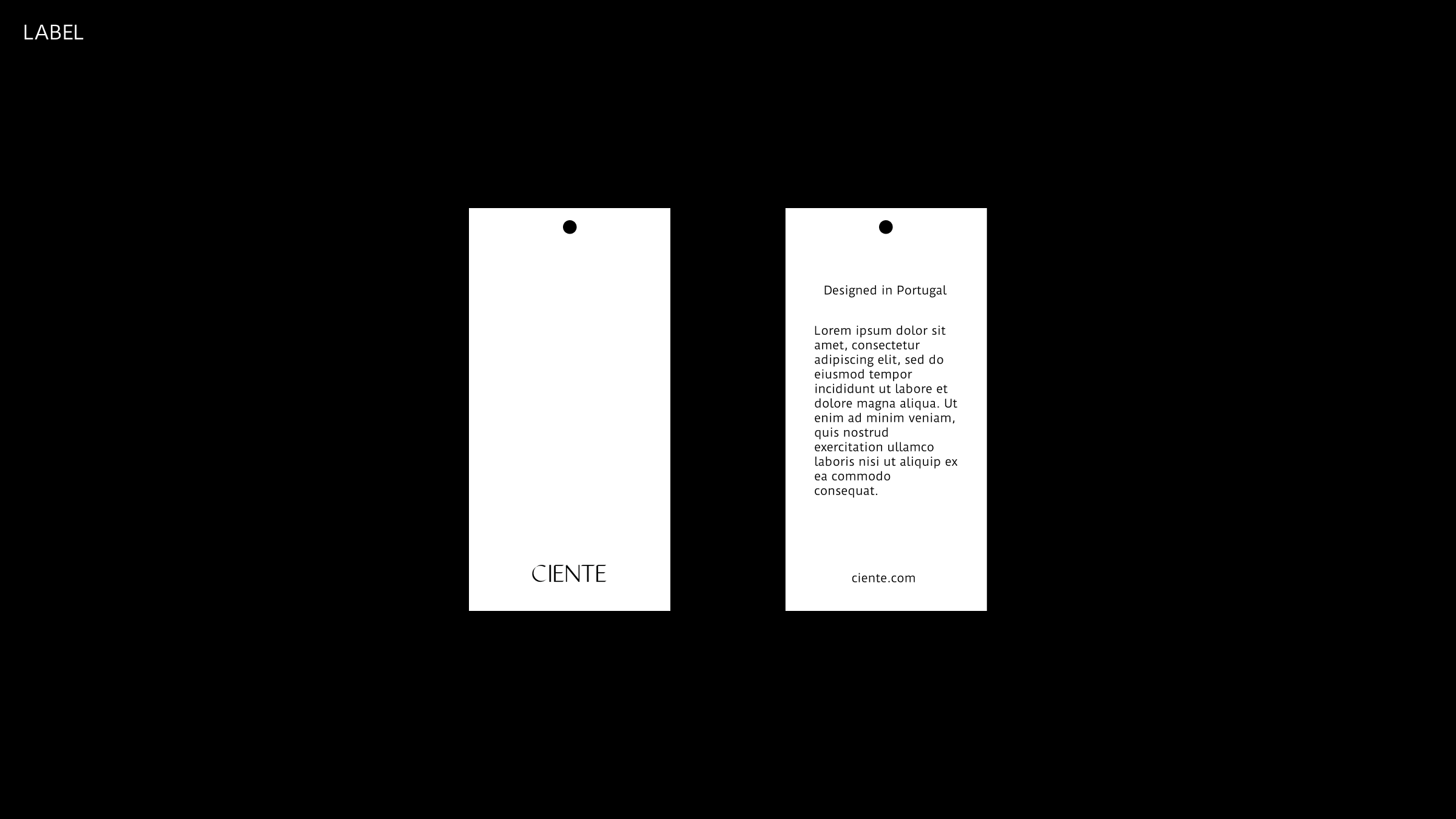 Brand identity | portugal clothing store CIENTE — Изображение №7 — Интерфейсы, Брендинг на Dprofile